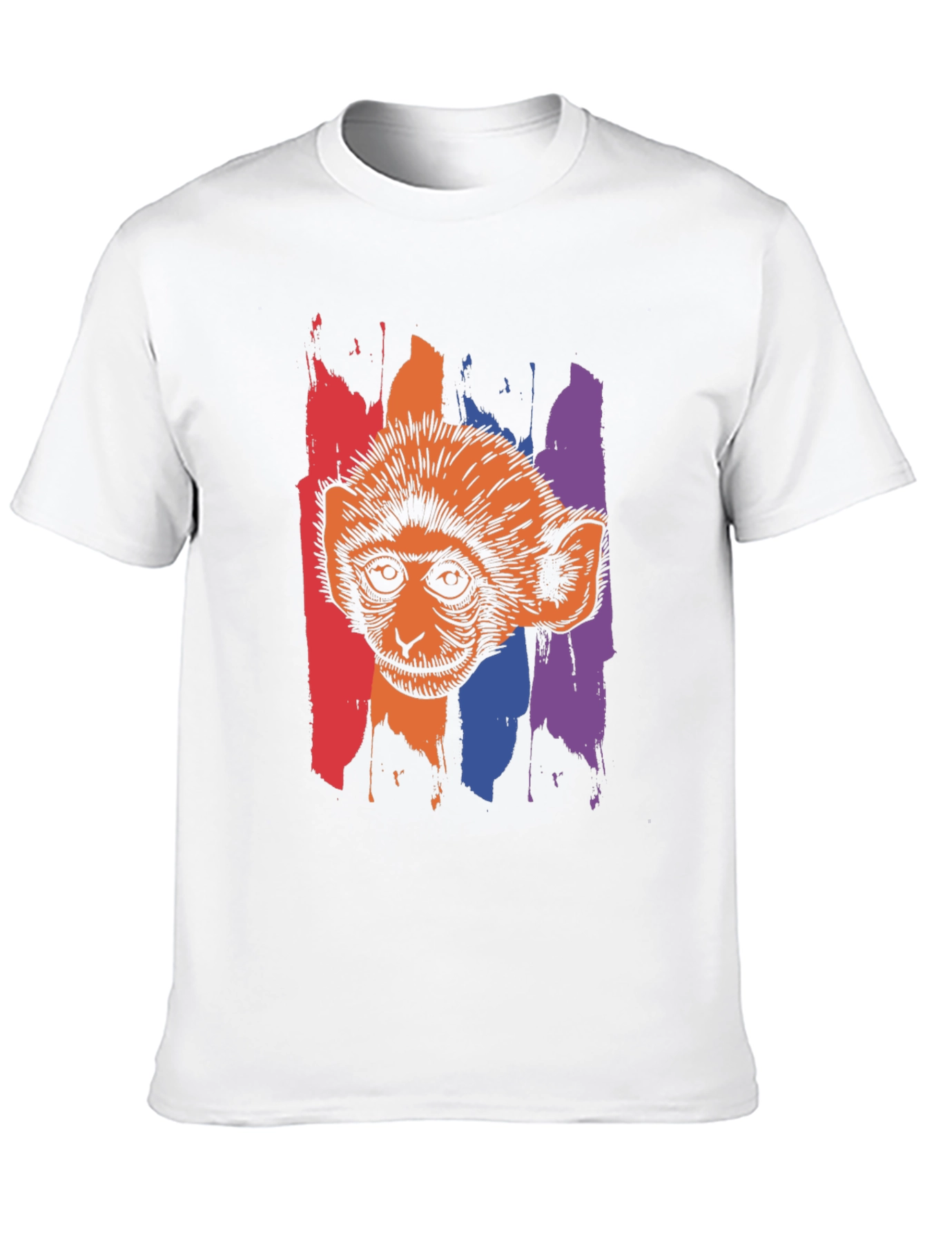 Black Monkey Graphic Print Black T-Shirt view 10