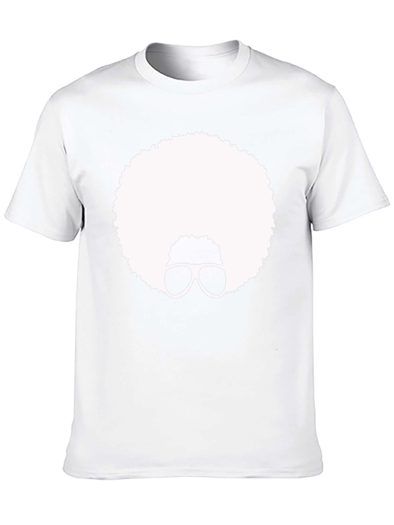 Black Retro Afro Graphic T-Shirt view 10