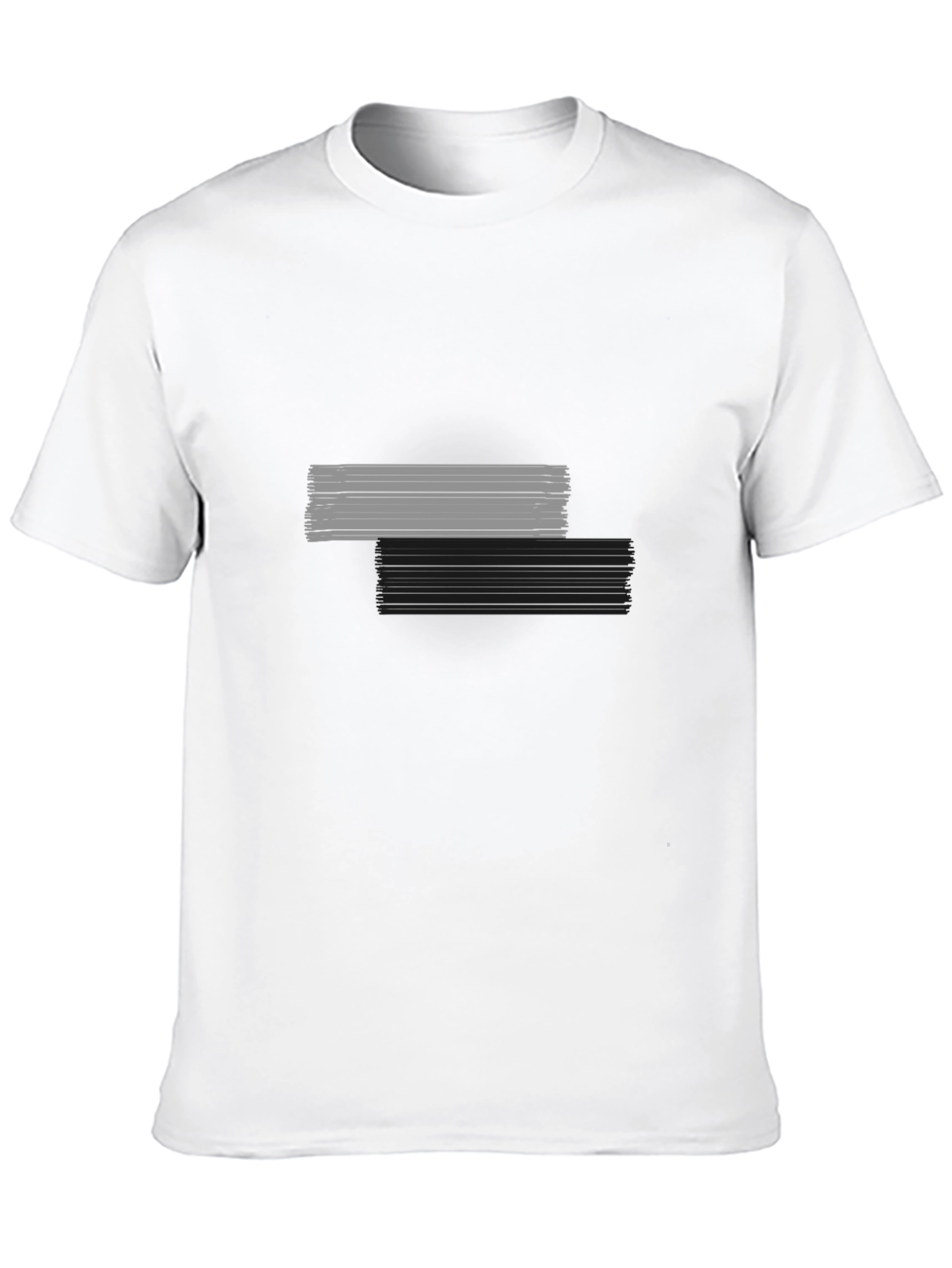 Black Modern Graphic Tee - Black Casual Style view 10