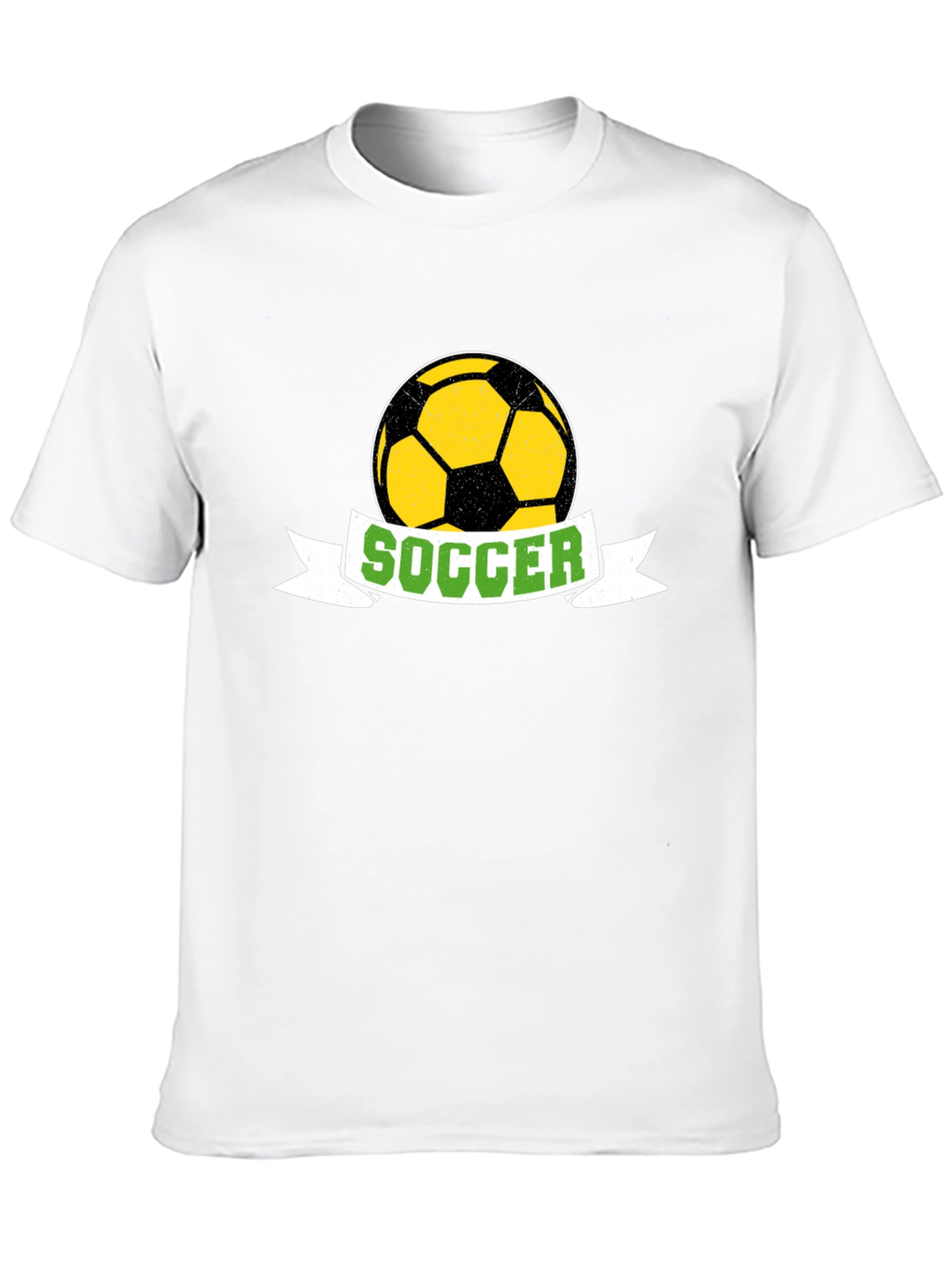 Black Soccer Ball Graphic Tee - Stylish Cotton T-Shirt view 10