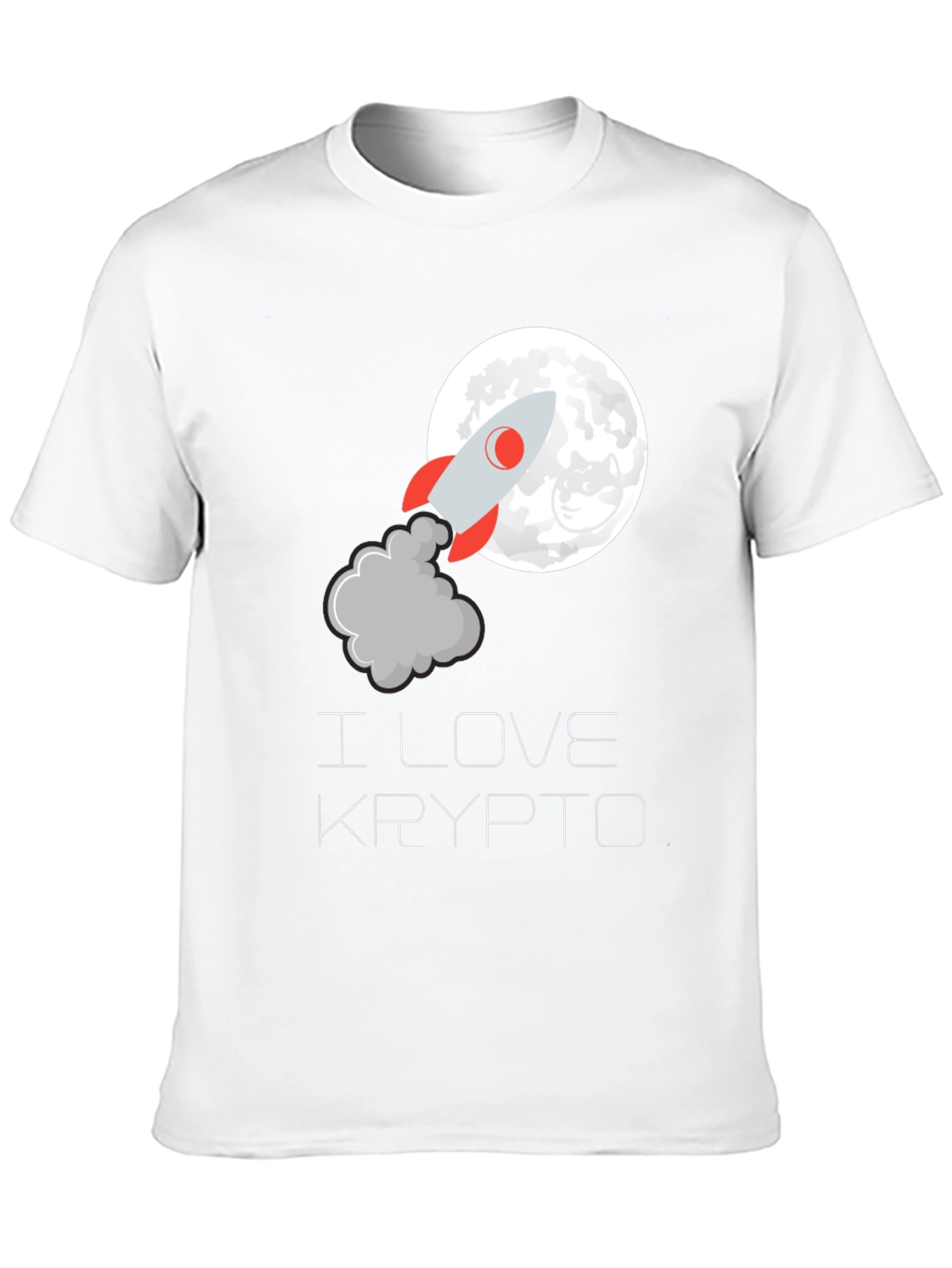 I Love Krypto Rocket T-Shirt - Crypto to the Moon! - 10