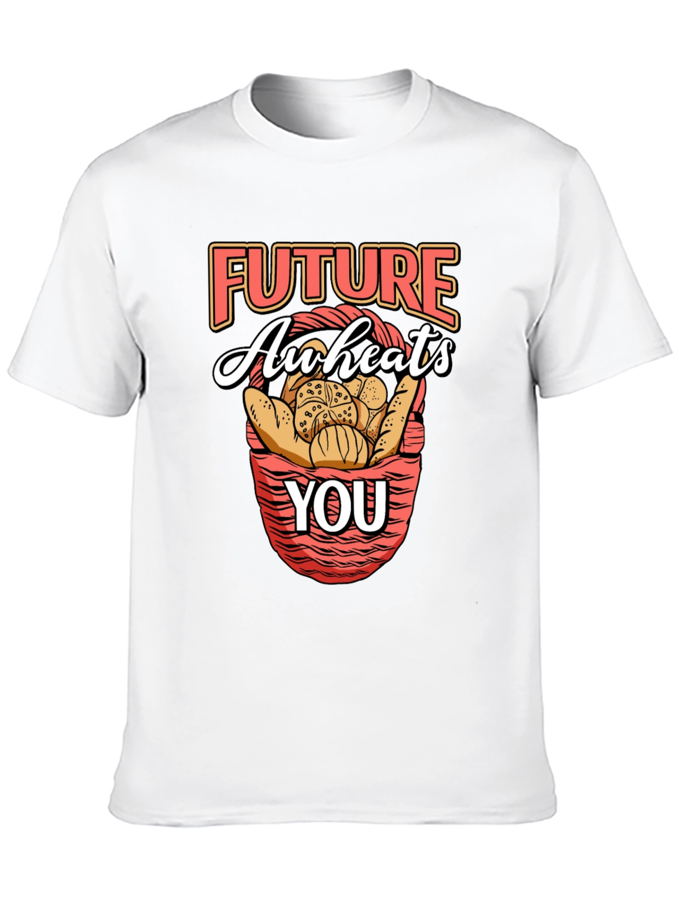 Black Future Awheats You Funny Baker T-Shirt view 10