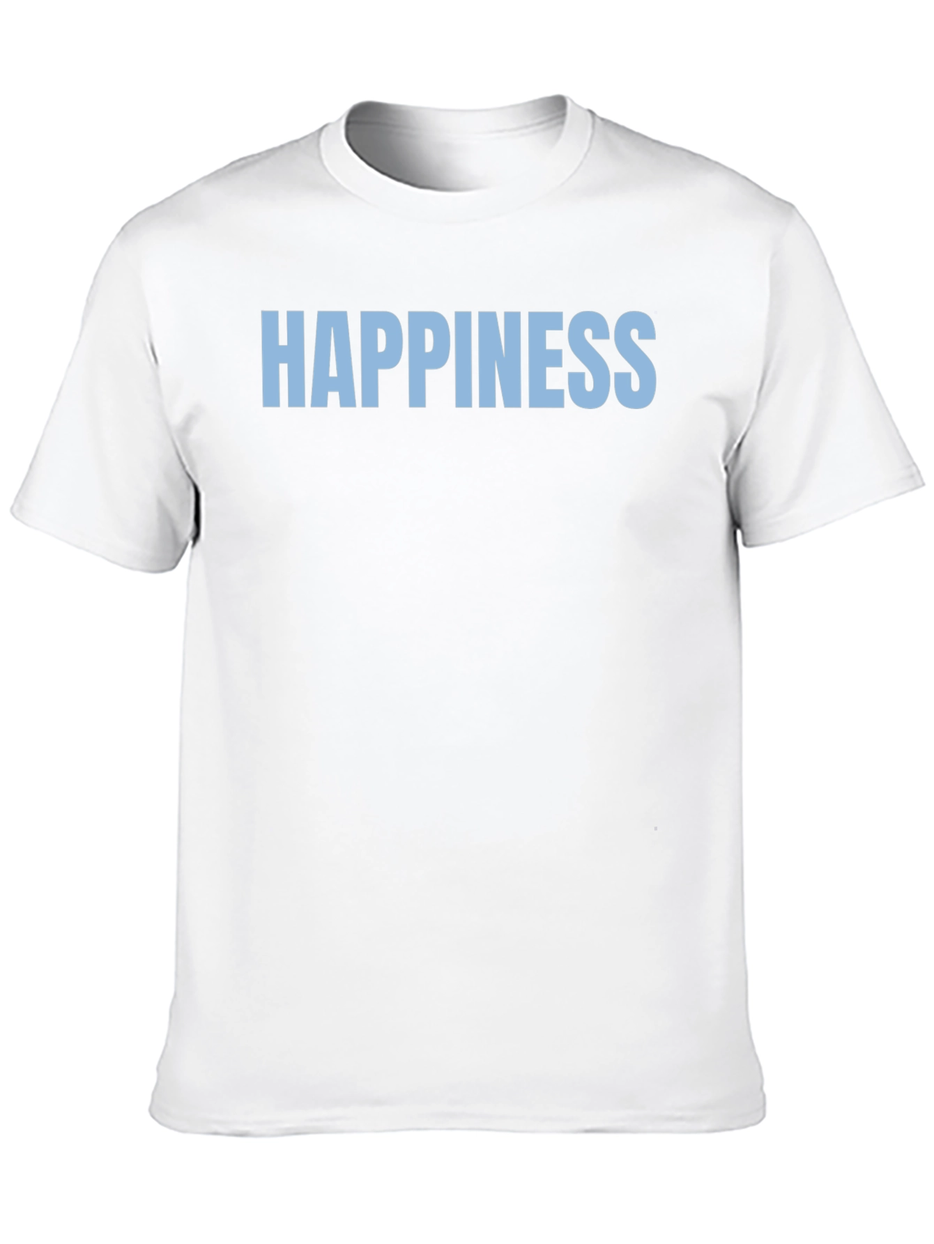 Black Happiness Graphic Tee - Black Casual T-Shirt view 10