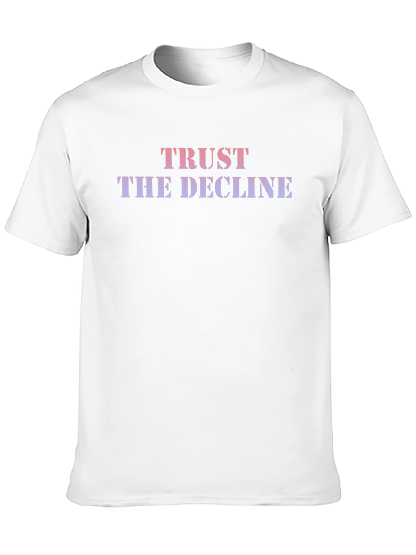 Black Trust The Decline Graphic Tee - Black view 10