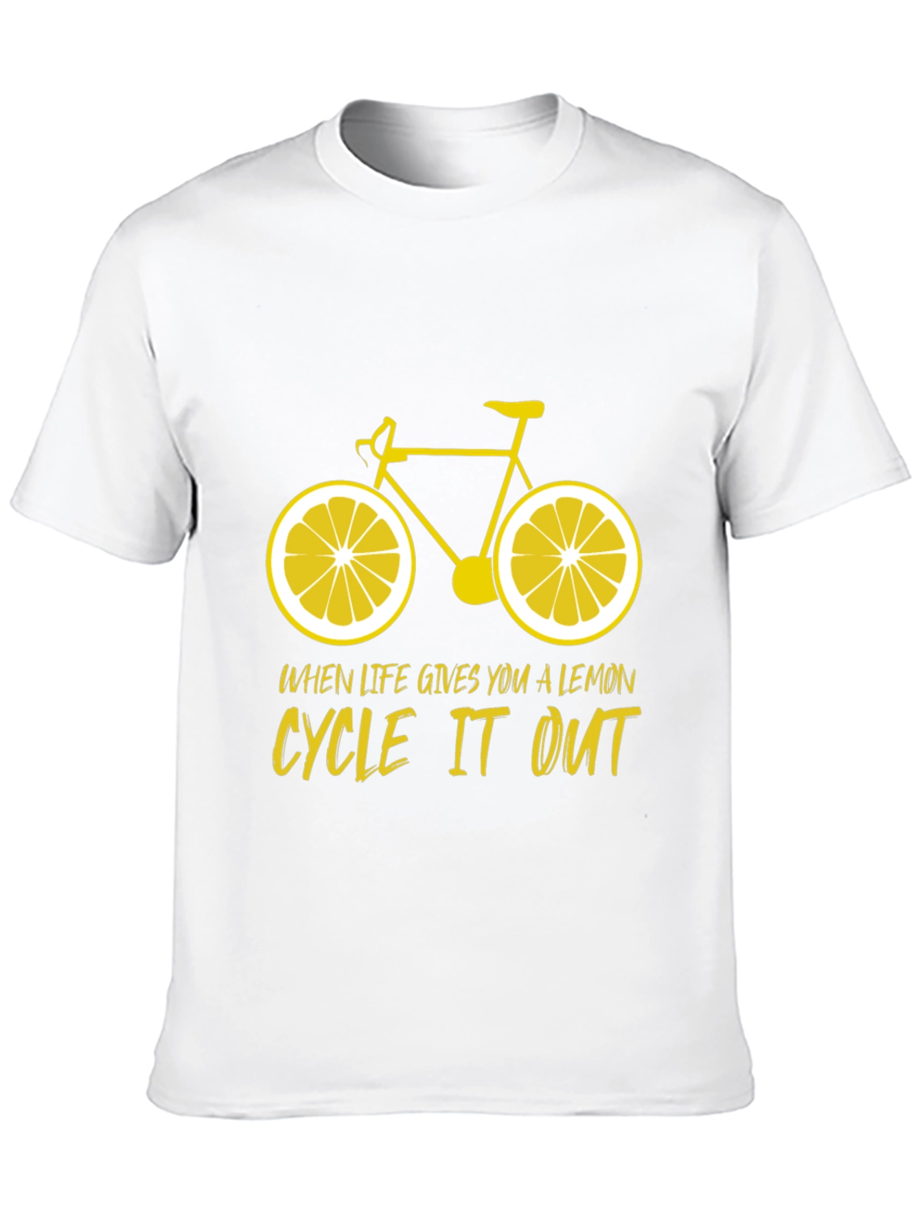 Black Lemon Bicycle T-Shirt: Cycle It Out Tee view 10