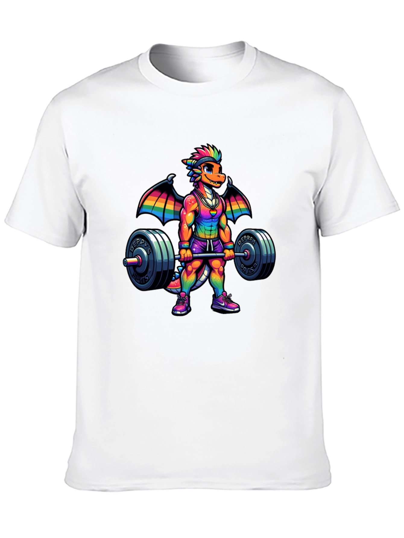 Black Dragon Gym T-Shirt - Weightlifting Pride view 10
