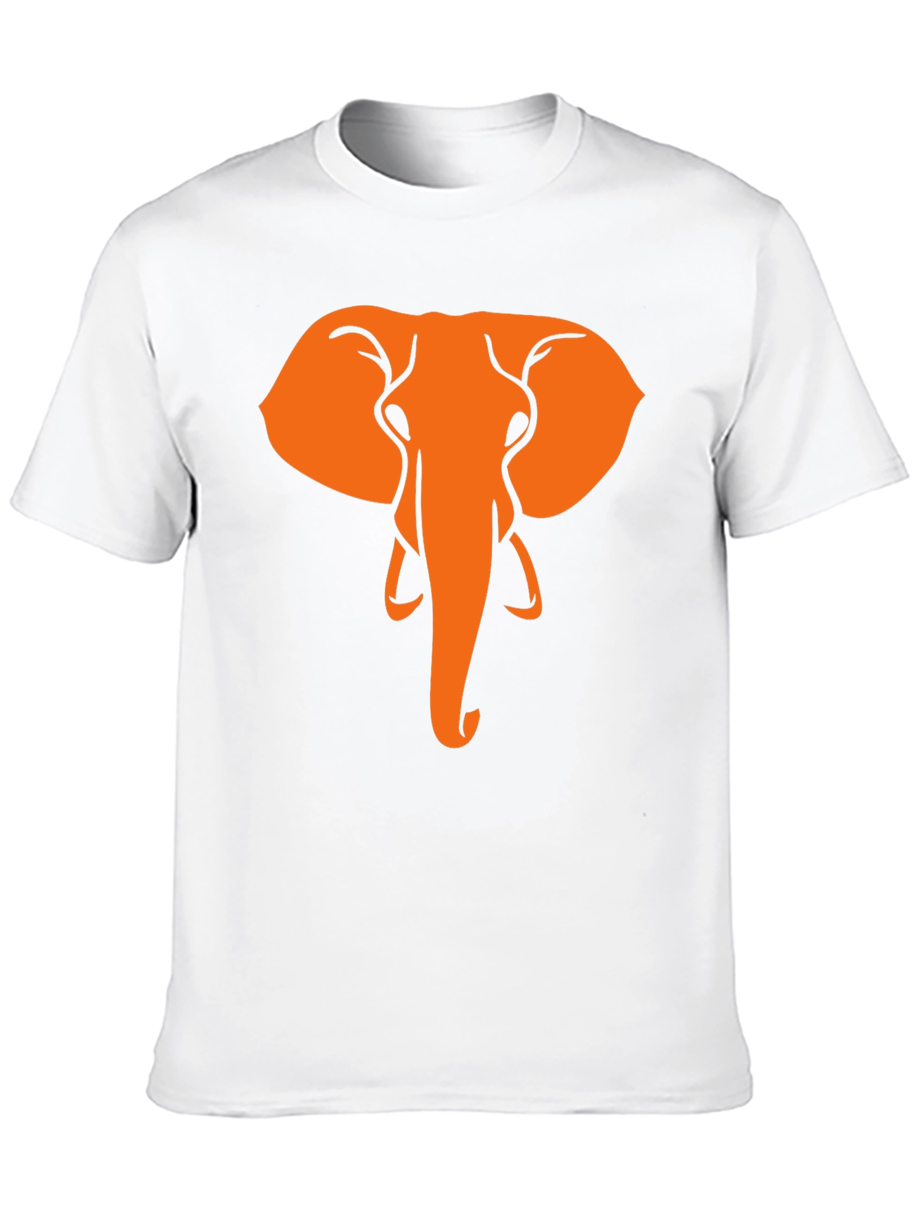 Black Elephant Graphic Tee - Black Cotton T-Shirt view 10