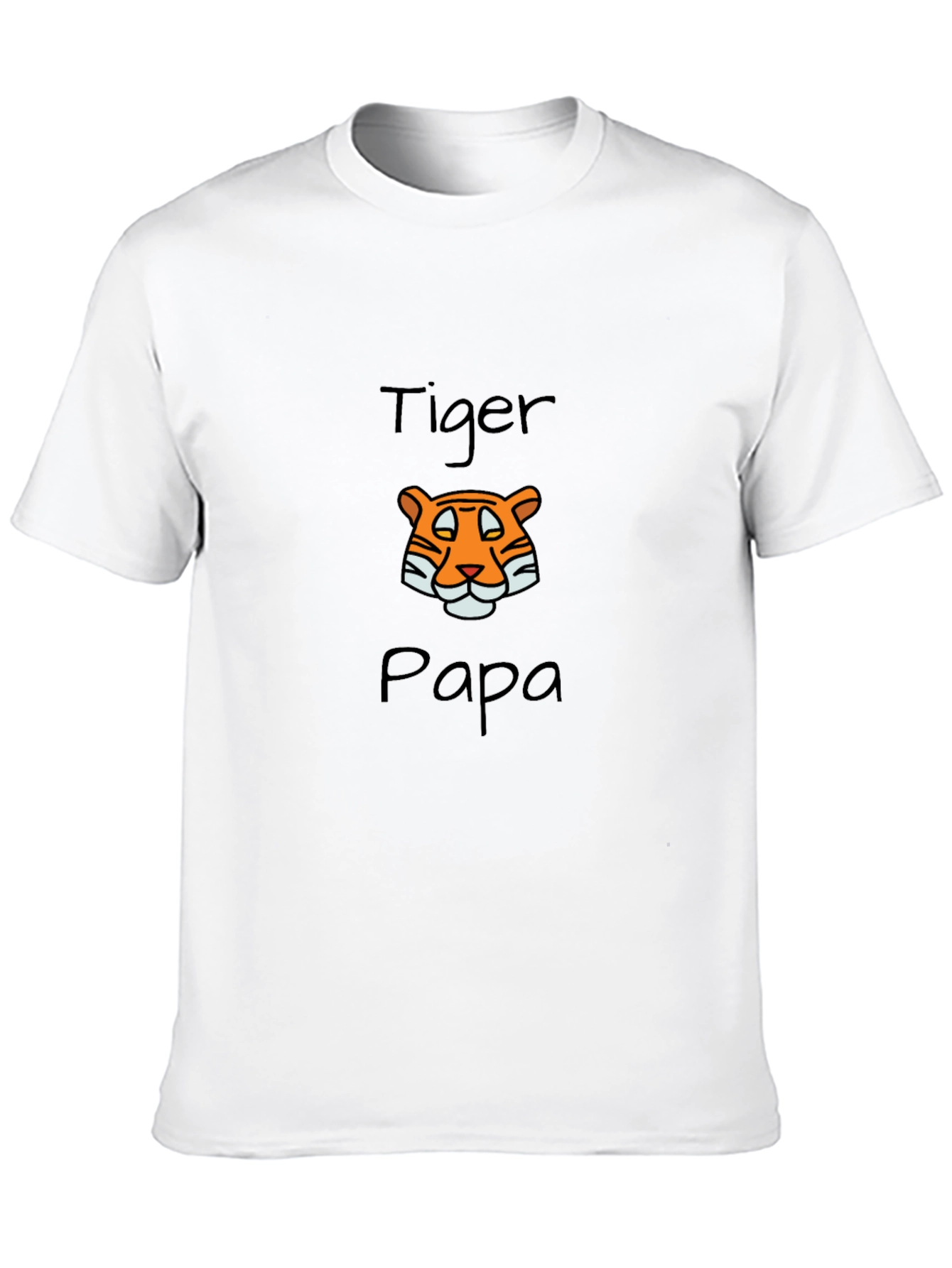 Black Tiger Papa Graphic T-Shirt - Black view 10