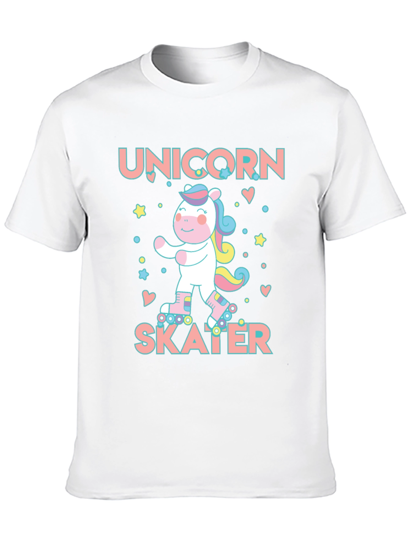 Black Unicorn Skater Graphic Tee - Black T-Shirt view 10
