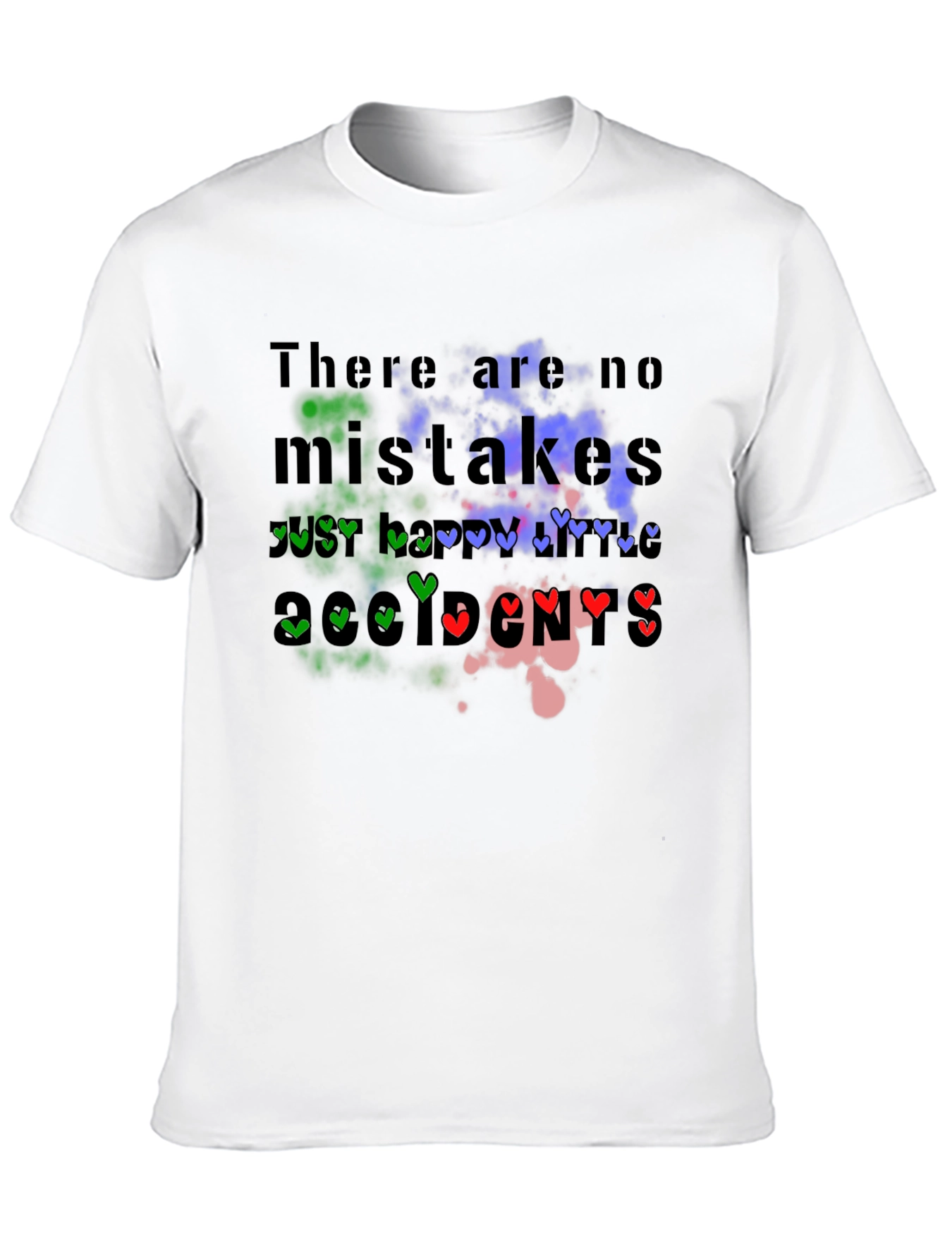Black No Mistakes T-Shirt - Happy Accidents view 10