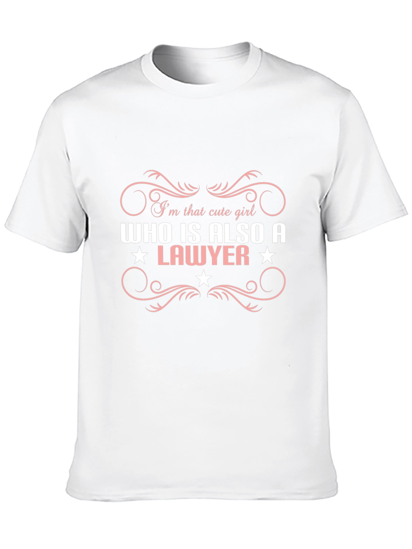 Cute Girl Lawyer Graphic Tee - 10