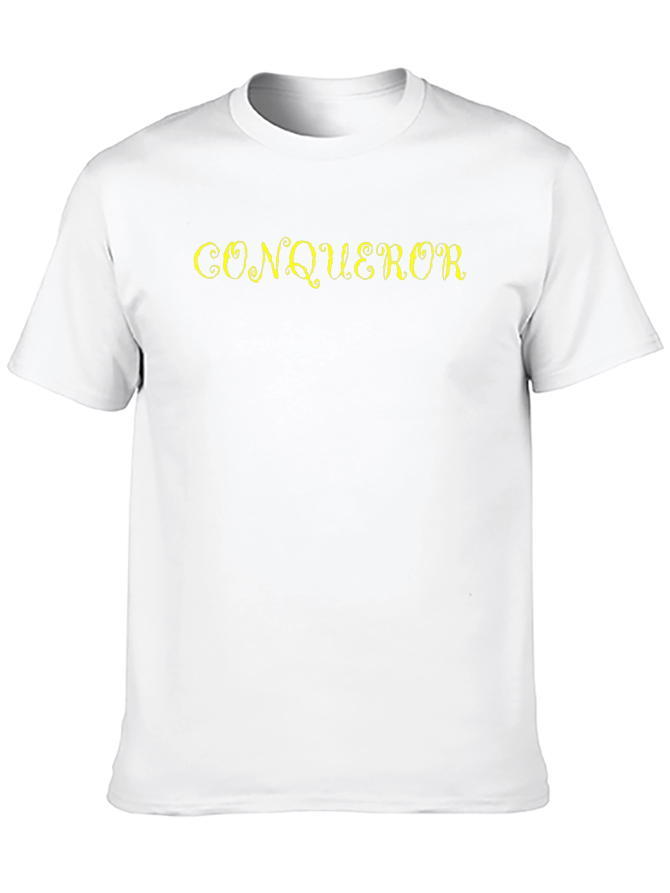 Black Conqueror Graphic Tee - Bold Statement Shirt view 10