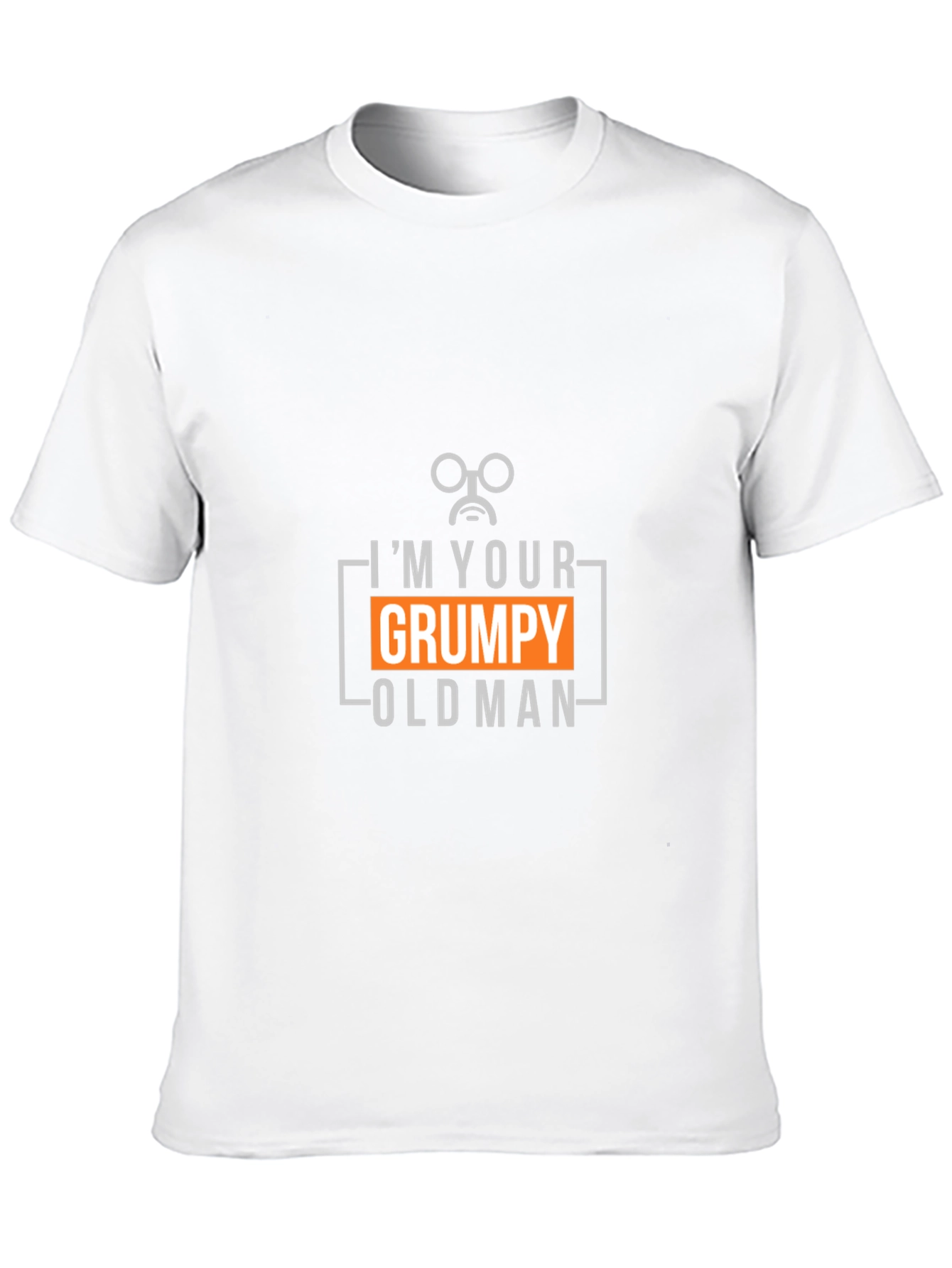 Black Grumpy Old Man Graphic T-Shirt - Black view 10