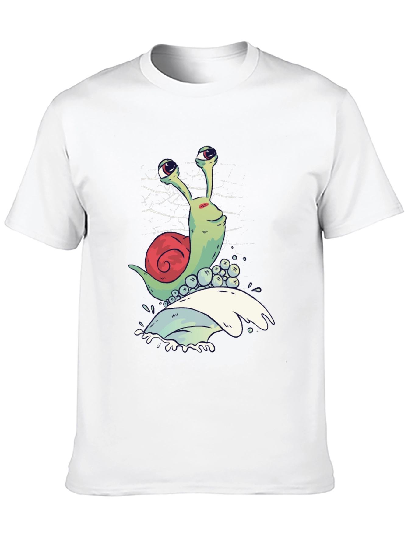 Black Snail Graphic T-Shirt - Black Crew Neck Tee view 10