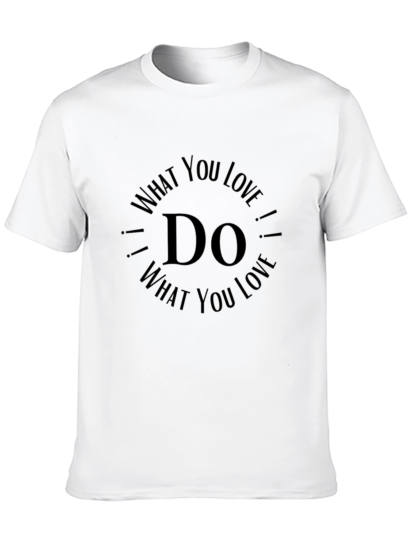 Black What You Love! Graphic Print T-Shirt view 10