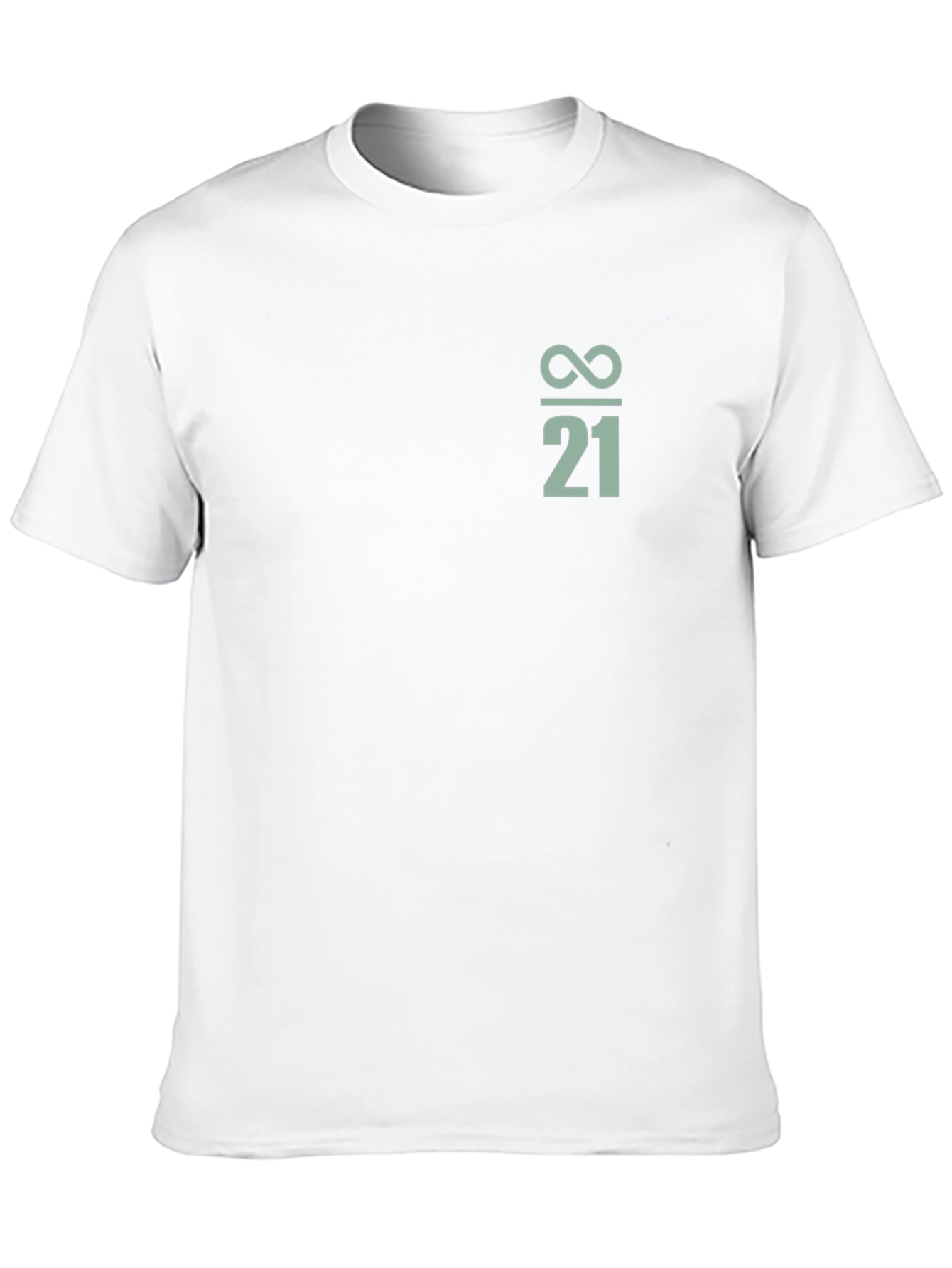 Black Modern Black T-Shirt with "Infinity 21" Graphic view 10