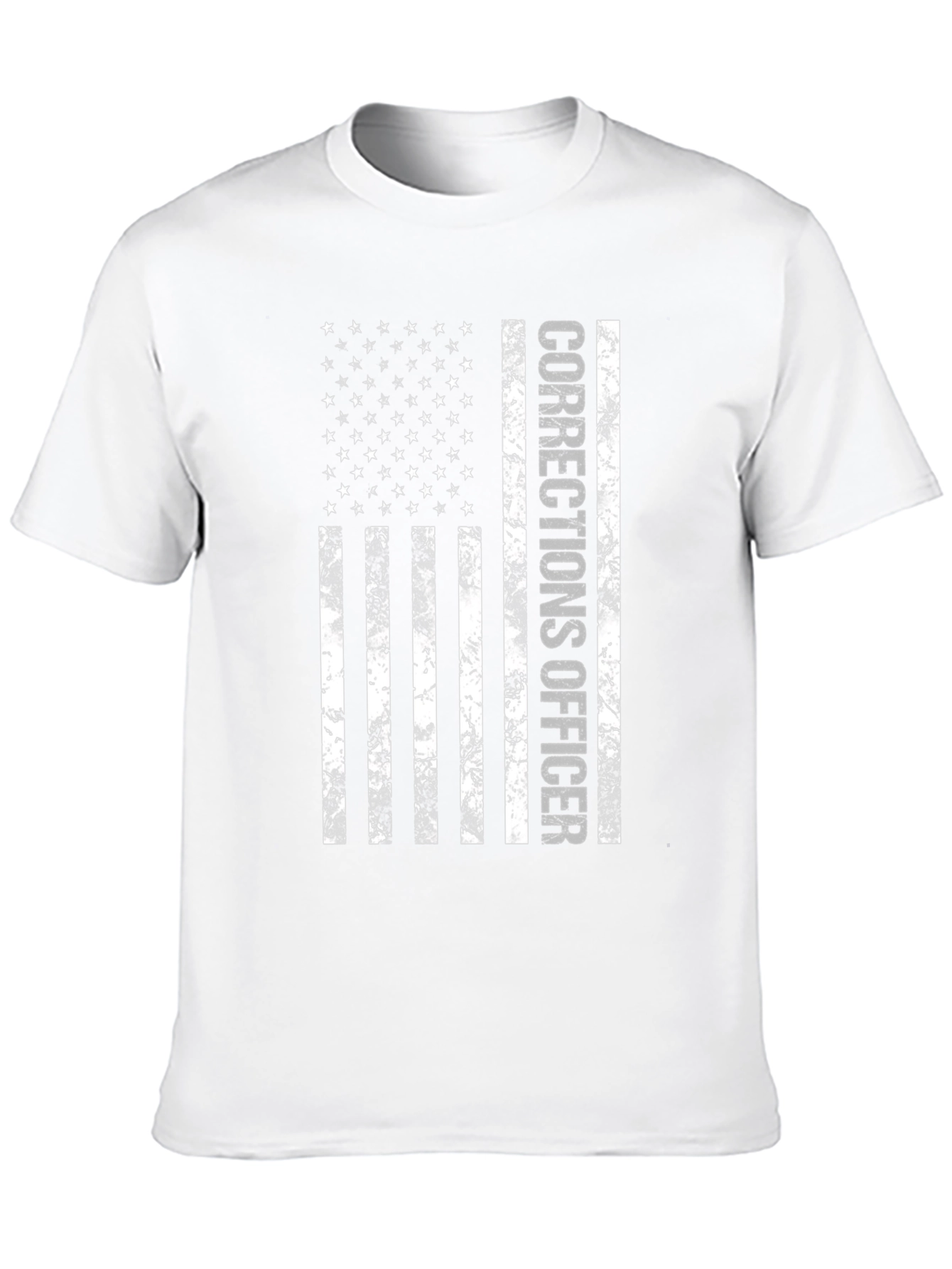 Corrections Officer American Flag T-Shirt - 10