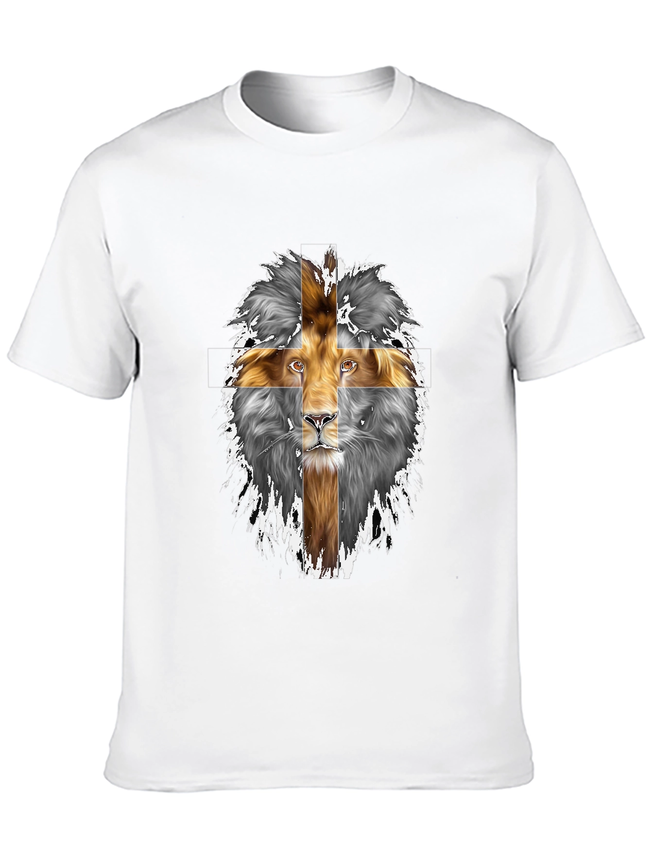 Black Lion England Flag T-Shirt view 10