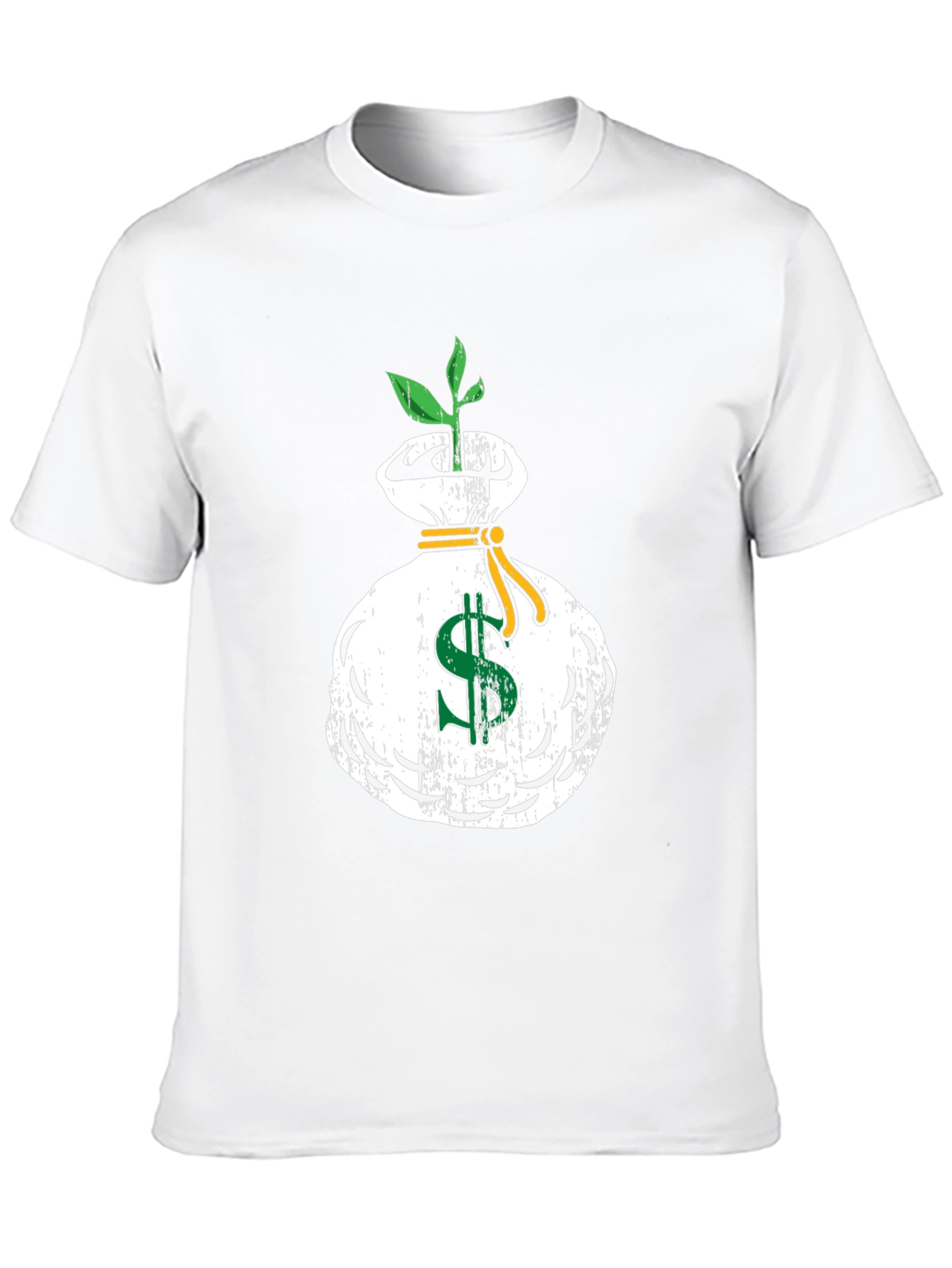 Black Money Tree Graphic T-Shirt - Black Casual Tee view 10
