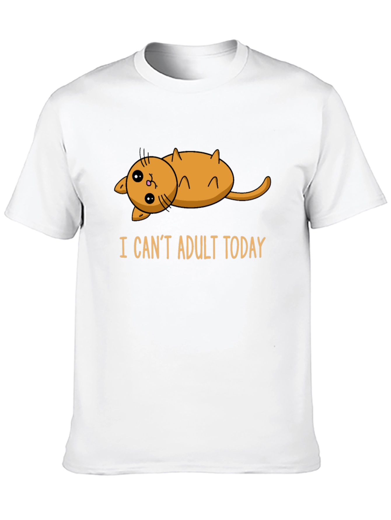 I Can't Adult Today Cat Graphic T-Shirt - 10