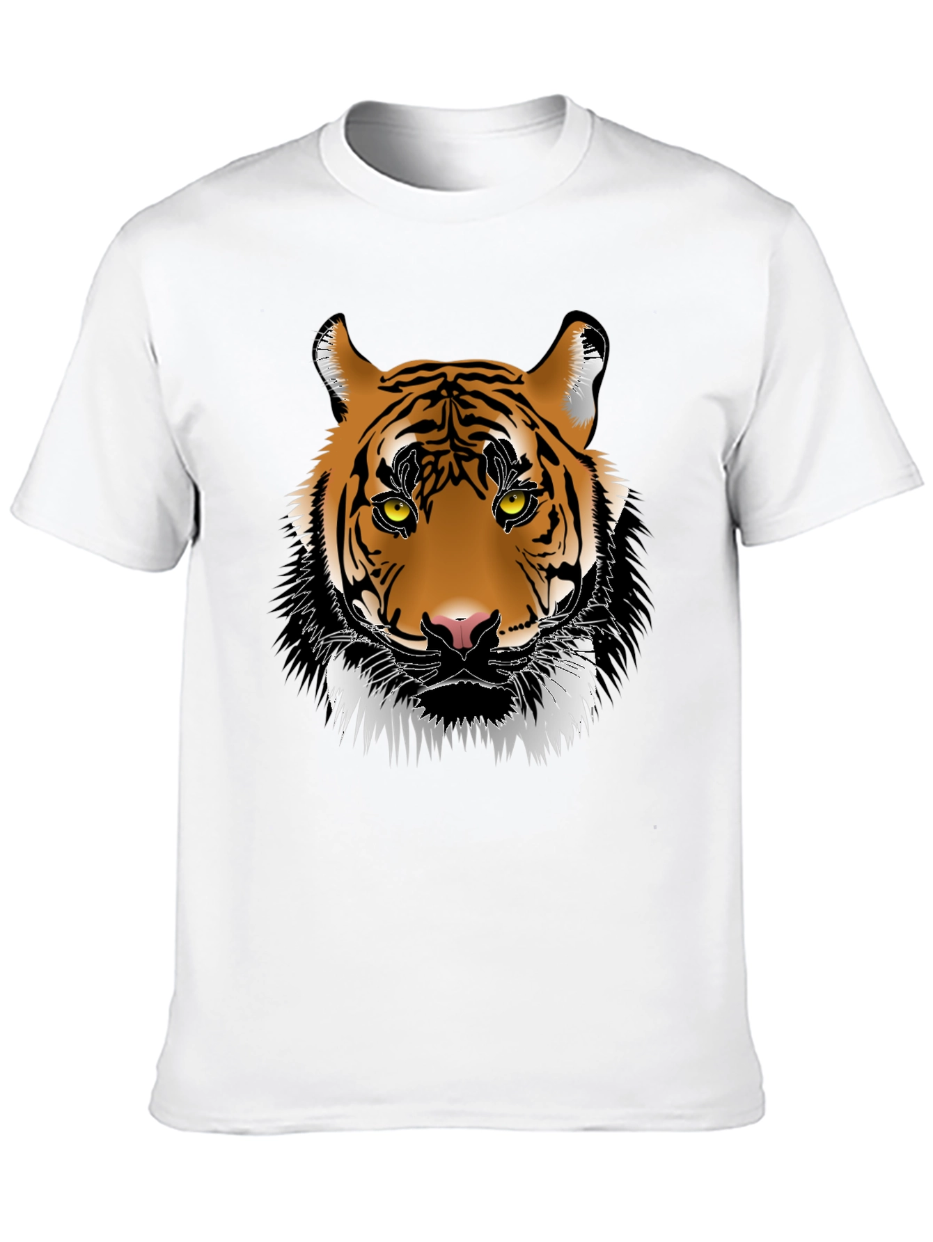 Black Tiger Graphic Black T-Shirt view 10