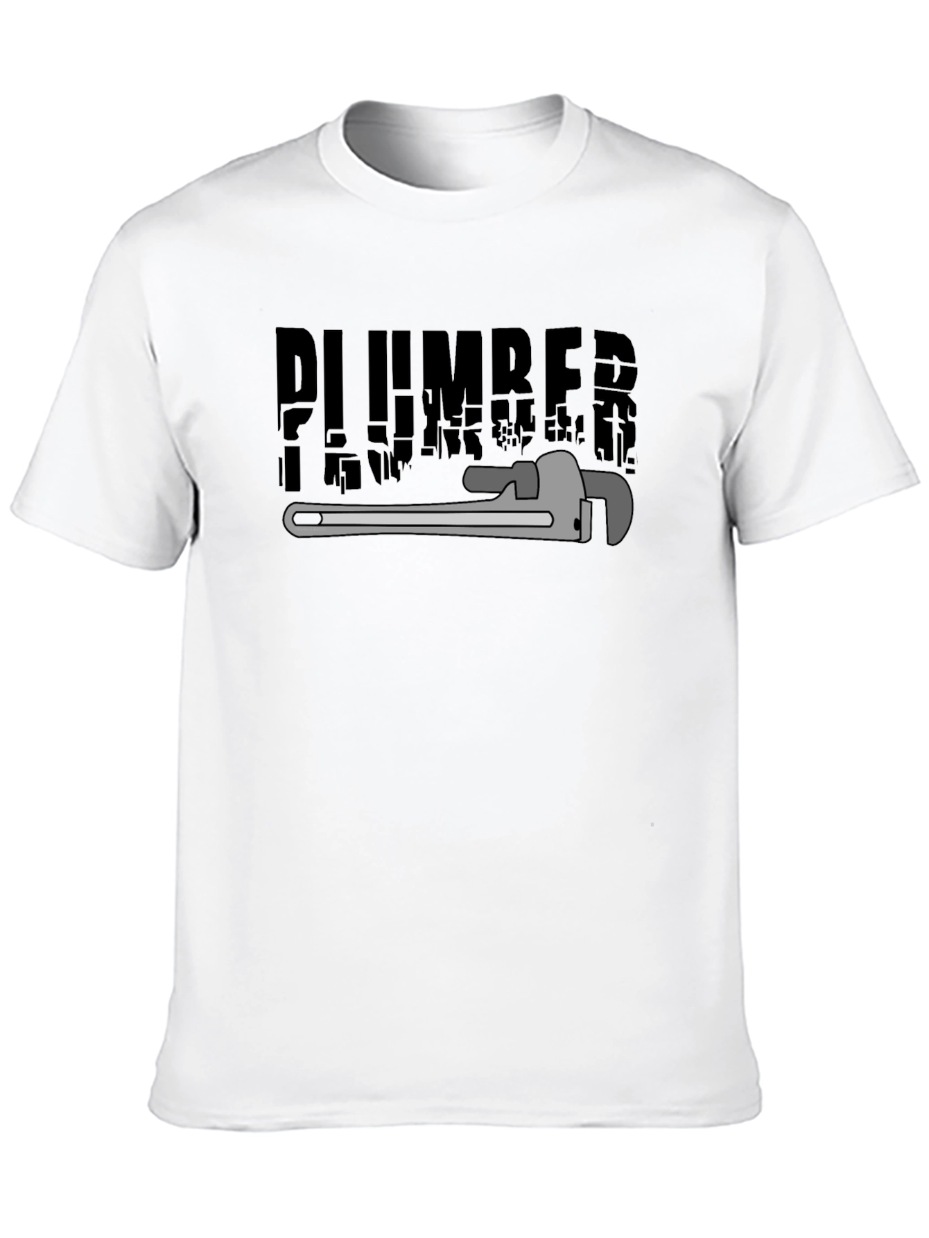 Black Plumber Graphic T-Shirt - Black view 10