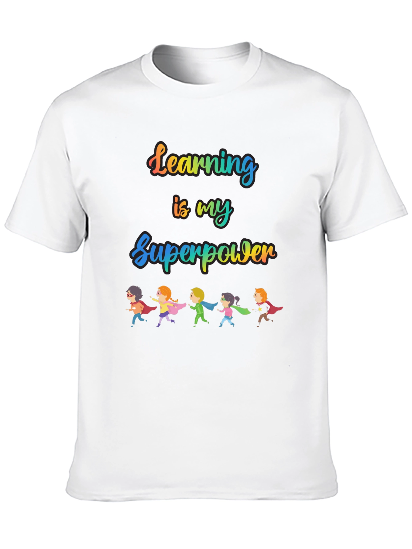 Black Learning is My Superpower T-Shirt view 10