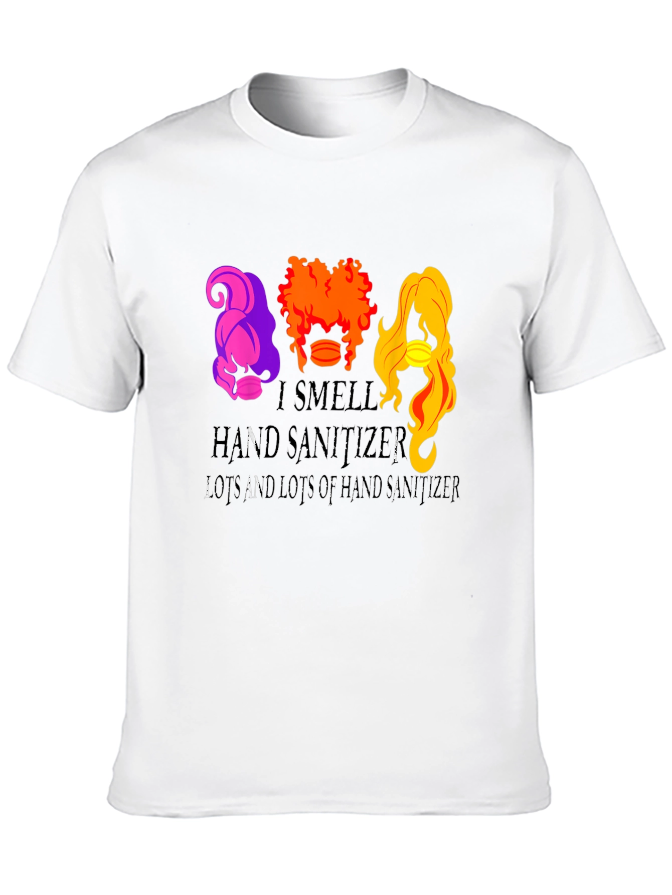 Black I Smell Hand Sanitizer T-Shirt view 10