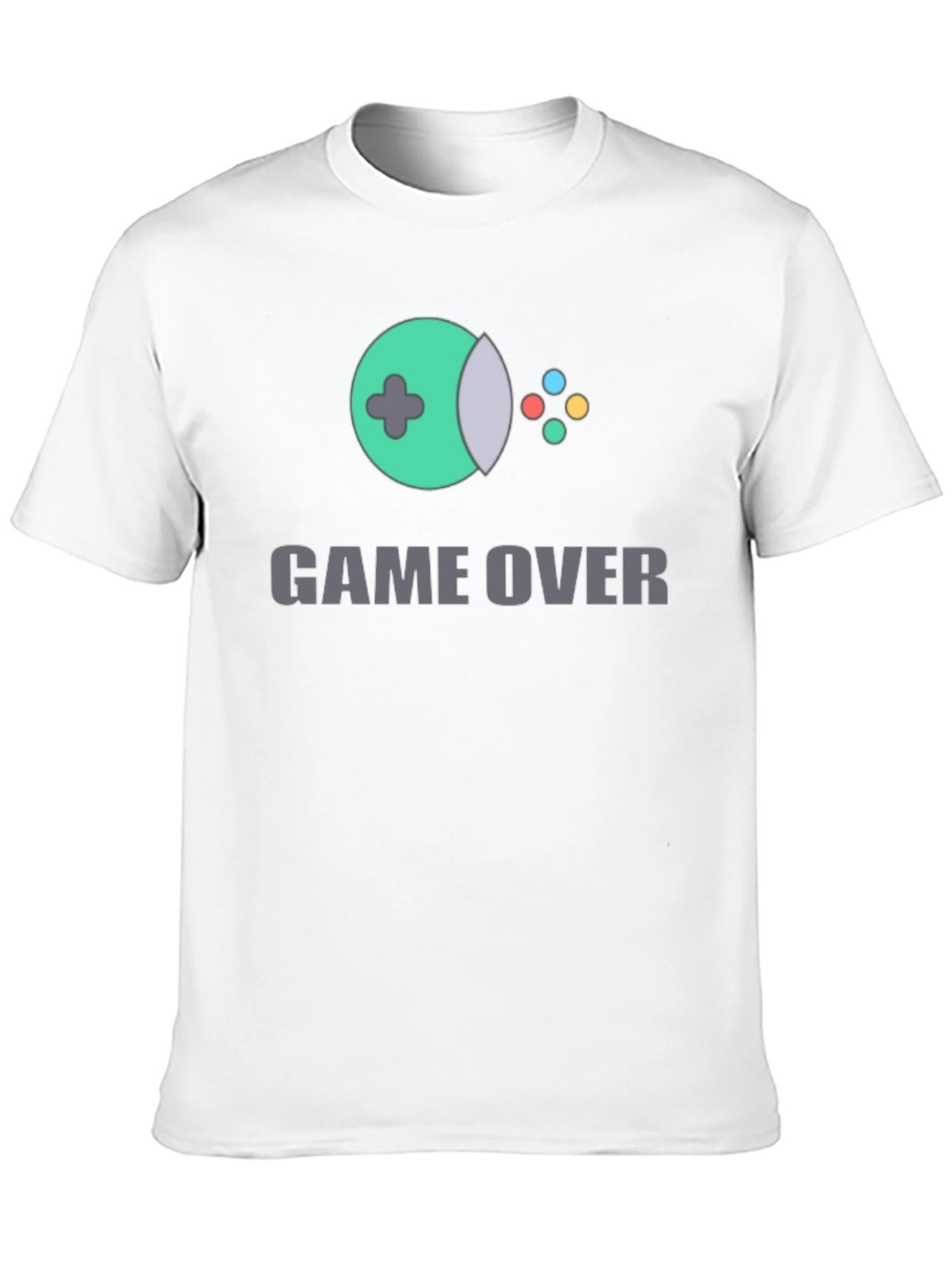Black Game Over Graphic T-Shirt - Gamer Style Tee view 10