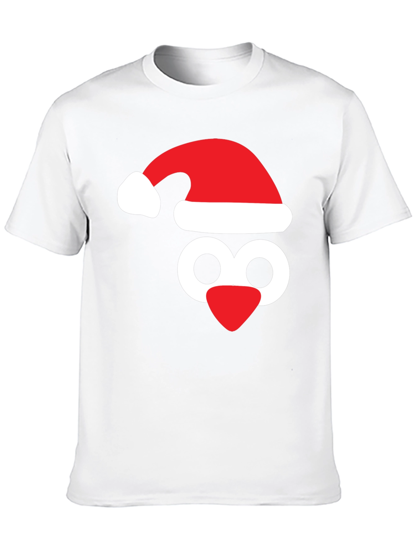Black Festive Penguin Tee - Santa Hat Holiday Shirt view 10