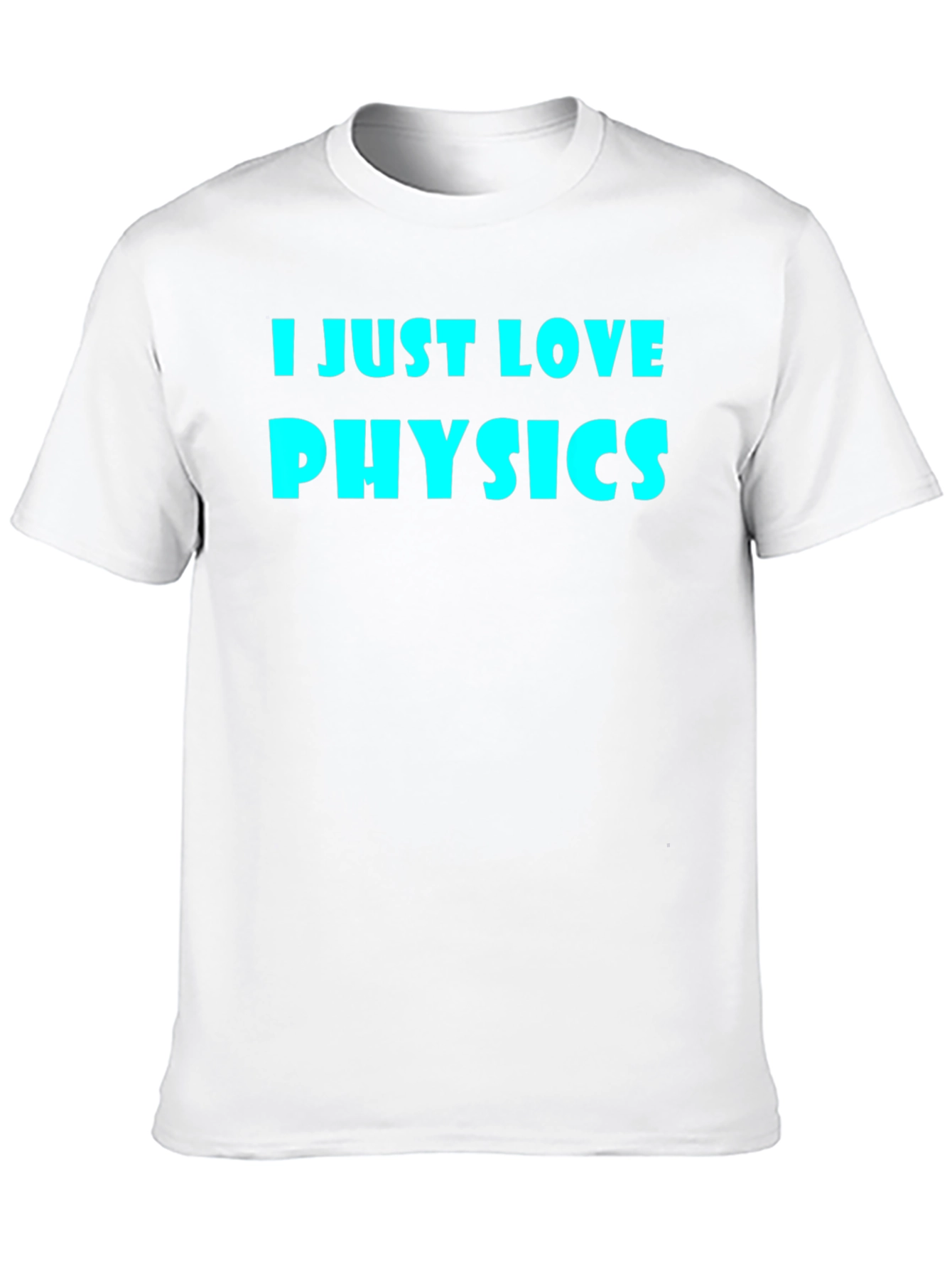 Black I Just Love Physics Black T-Shirt view 10
