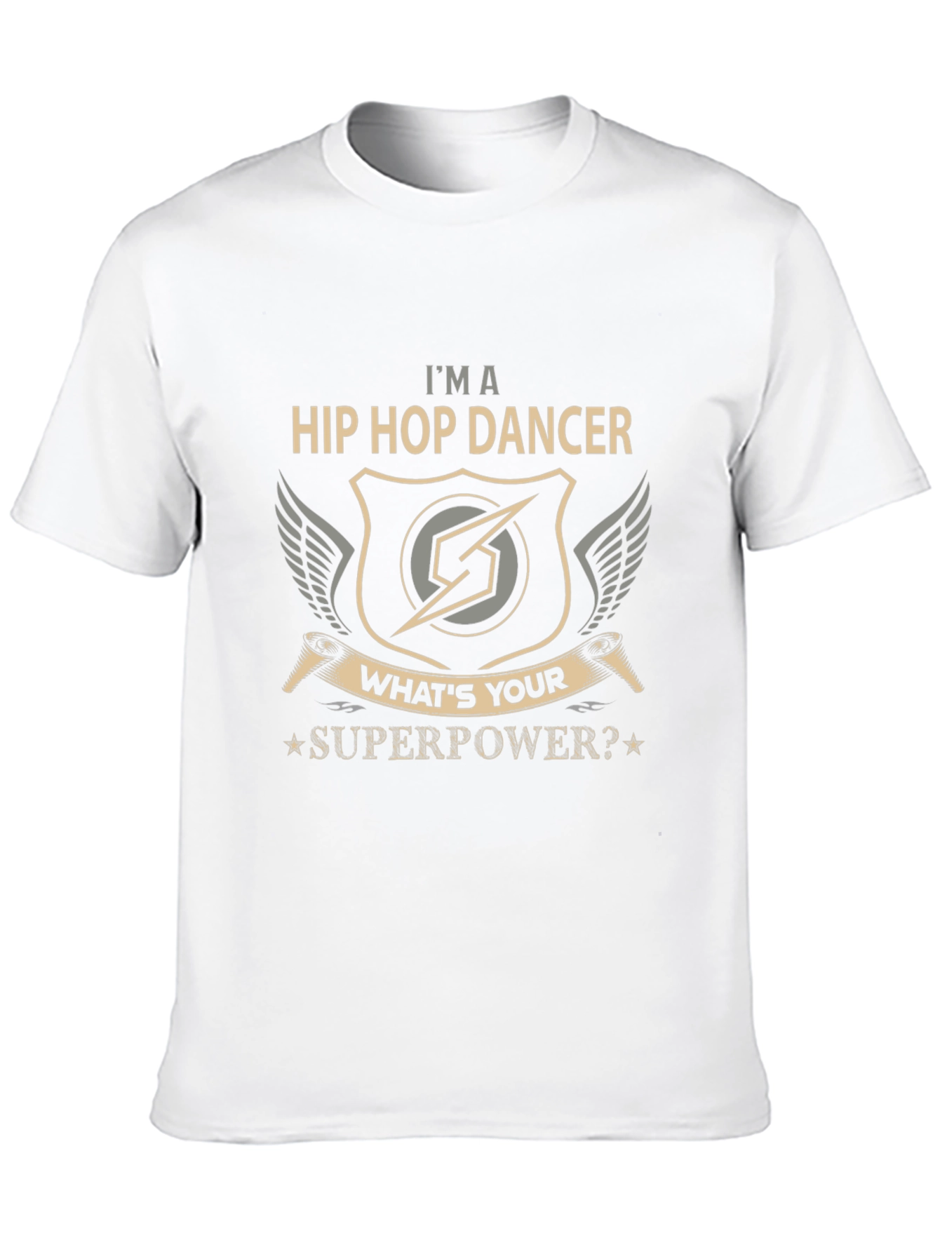 Black Hip Hop Dancer Superpower T-Shirt view 10