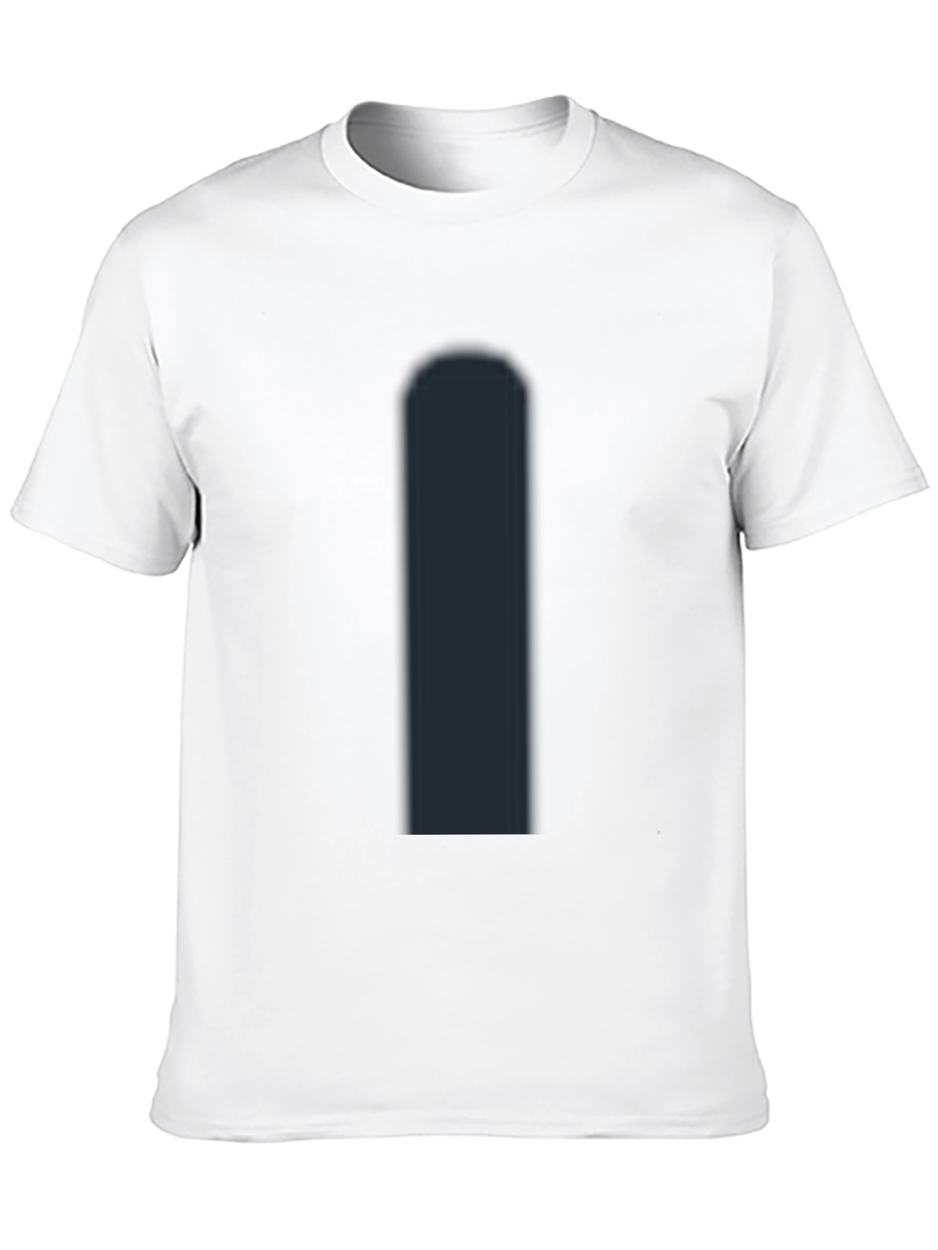 Black Men's Black T-Shirt - Casual Style view 10