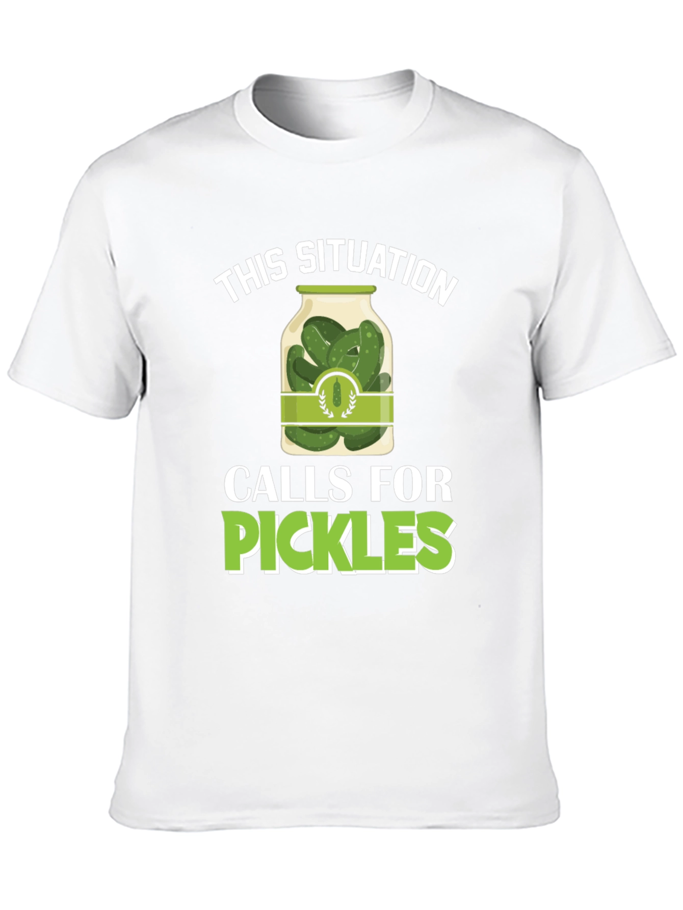 Black Pickles Situation T-Shirt Funny Foodie Tee view 10