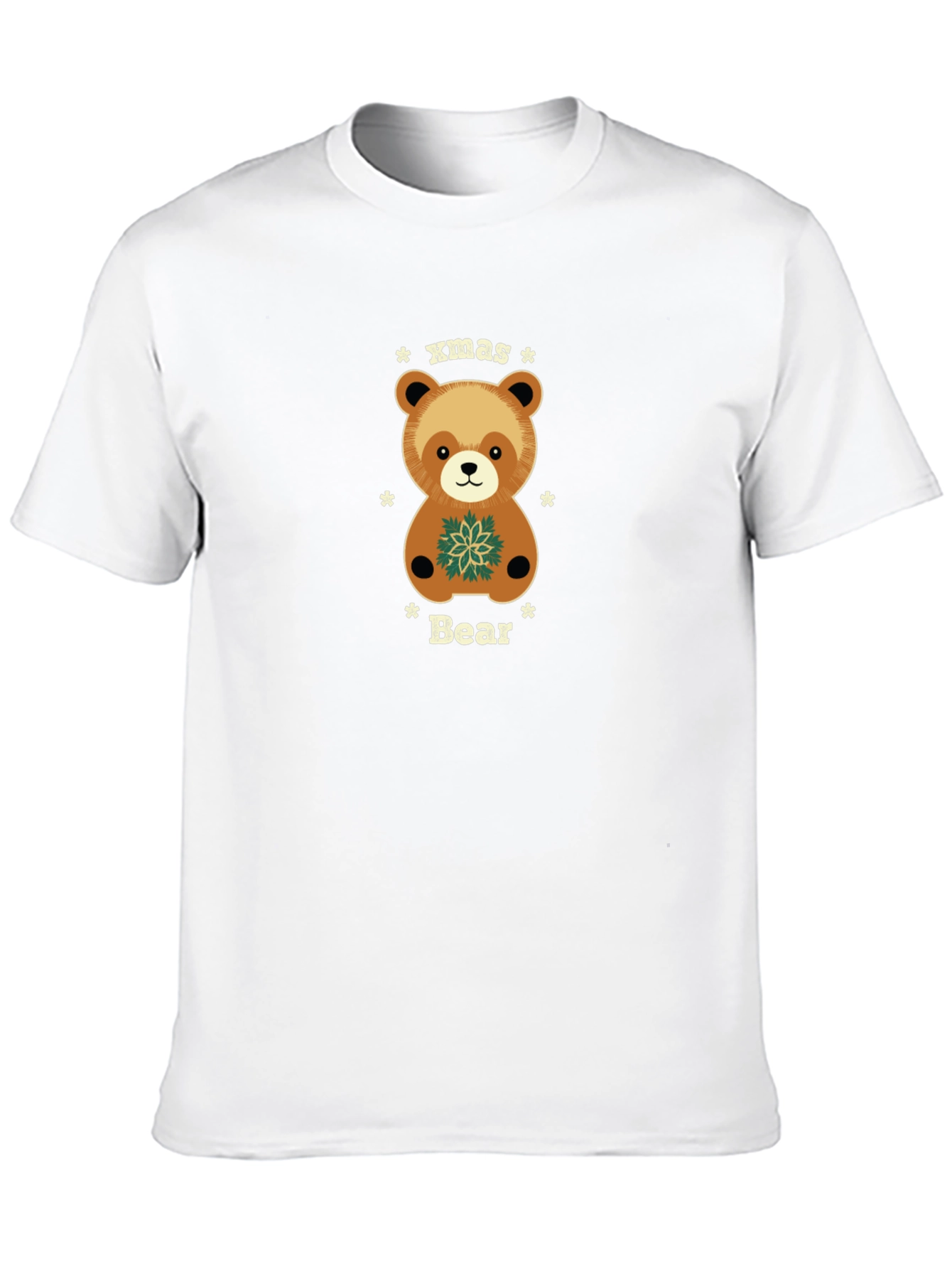 Black Xmas Bear Holiday T-Shirt view 10