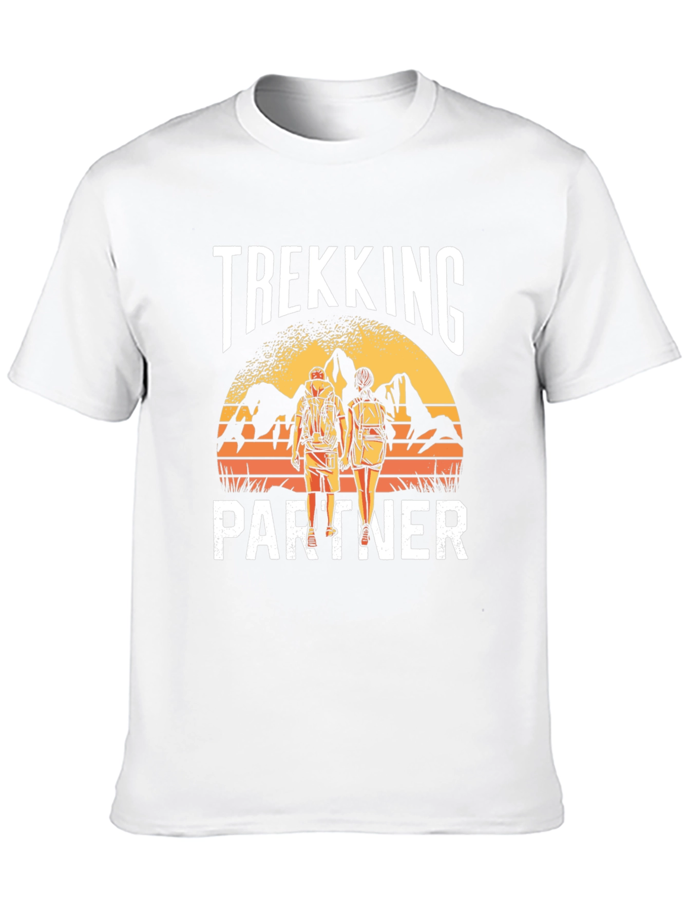 Black Trekking Partner Graphic Tee view 10