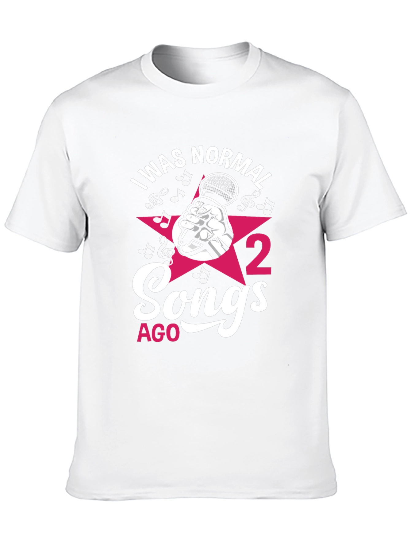 Black I Was Normal 2 Songs Ago Black Graphic Tee view 10