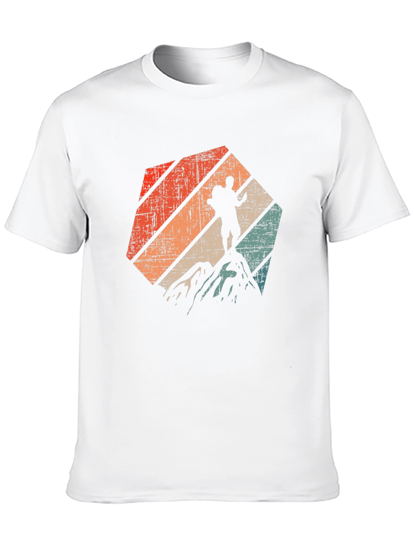 Black Vintage Hiker T-Shirt - Mountain Adventure Tee view 10