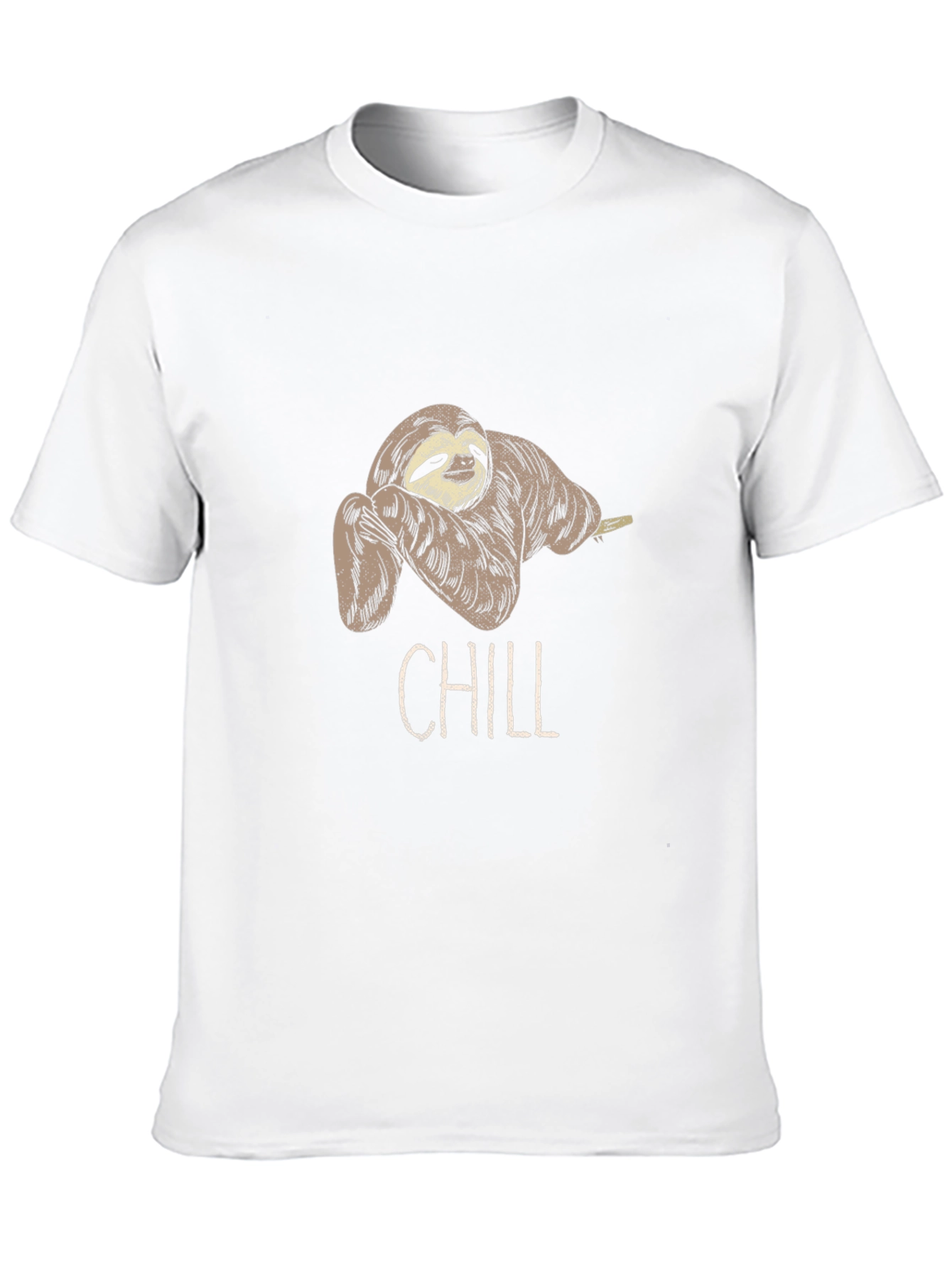 Chill Sloth Graphic Tee - Relaxed Fit - 10