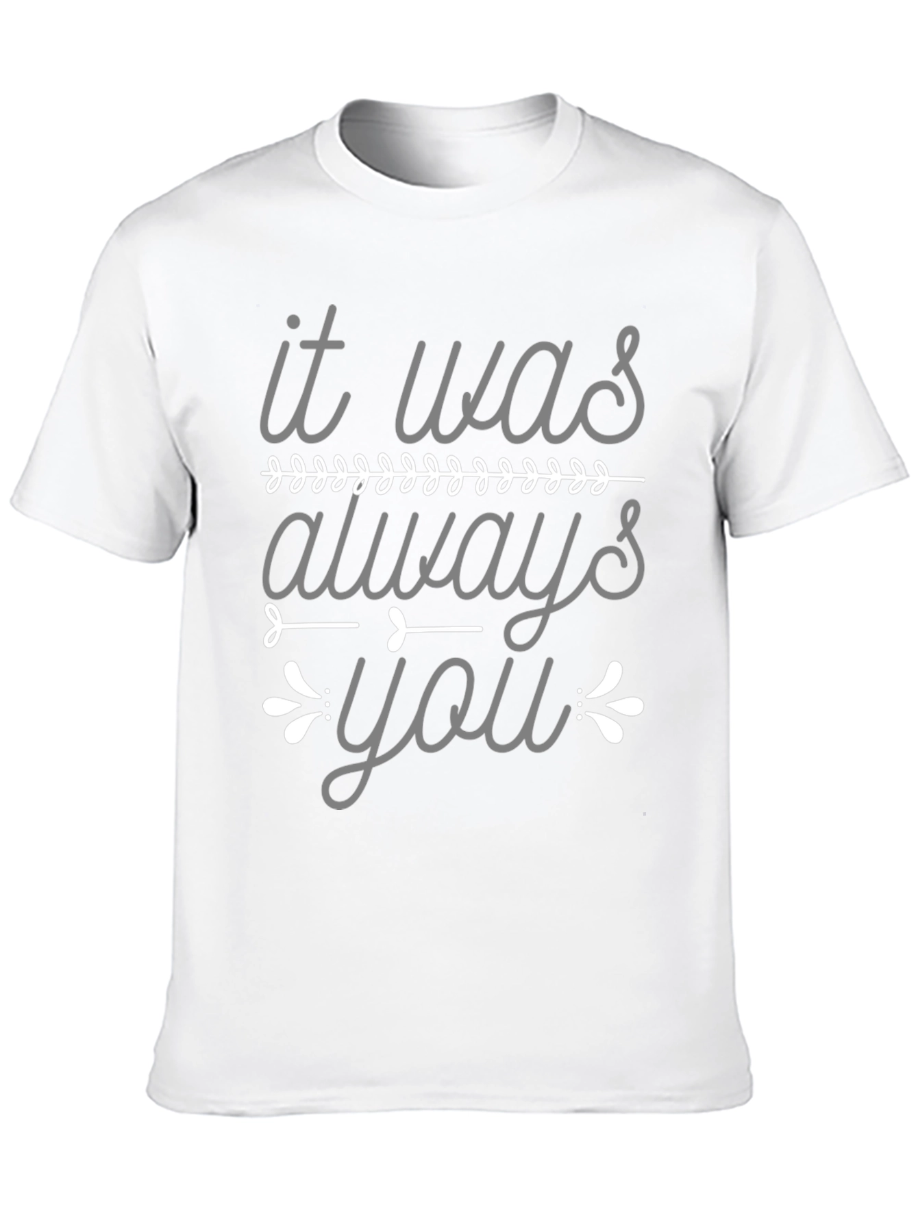 Black It Was Always You Graphic Tee - Black view 10
