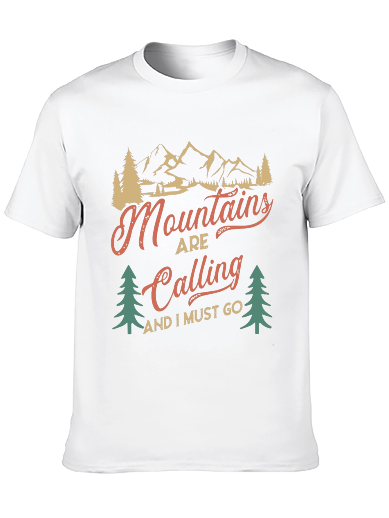 Black Mountains Are Calling Black Graphic Tee view 10