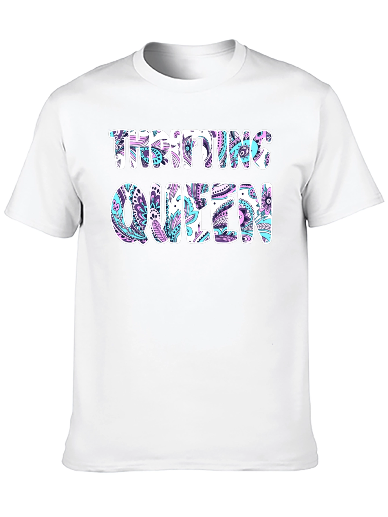 Thrifting Queen Black Graphic Tee - 10