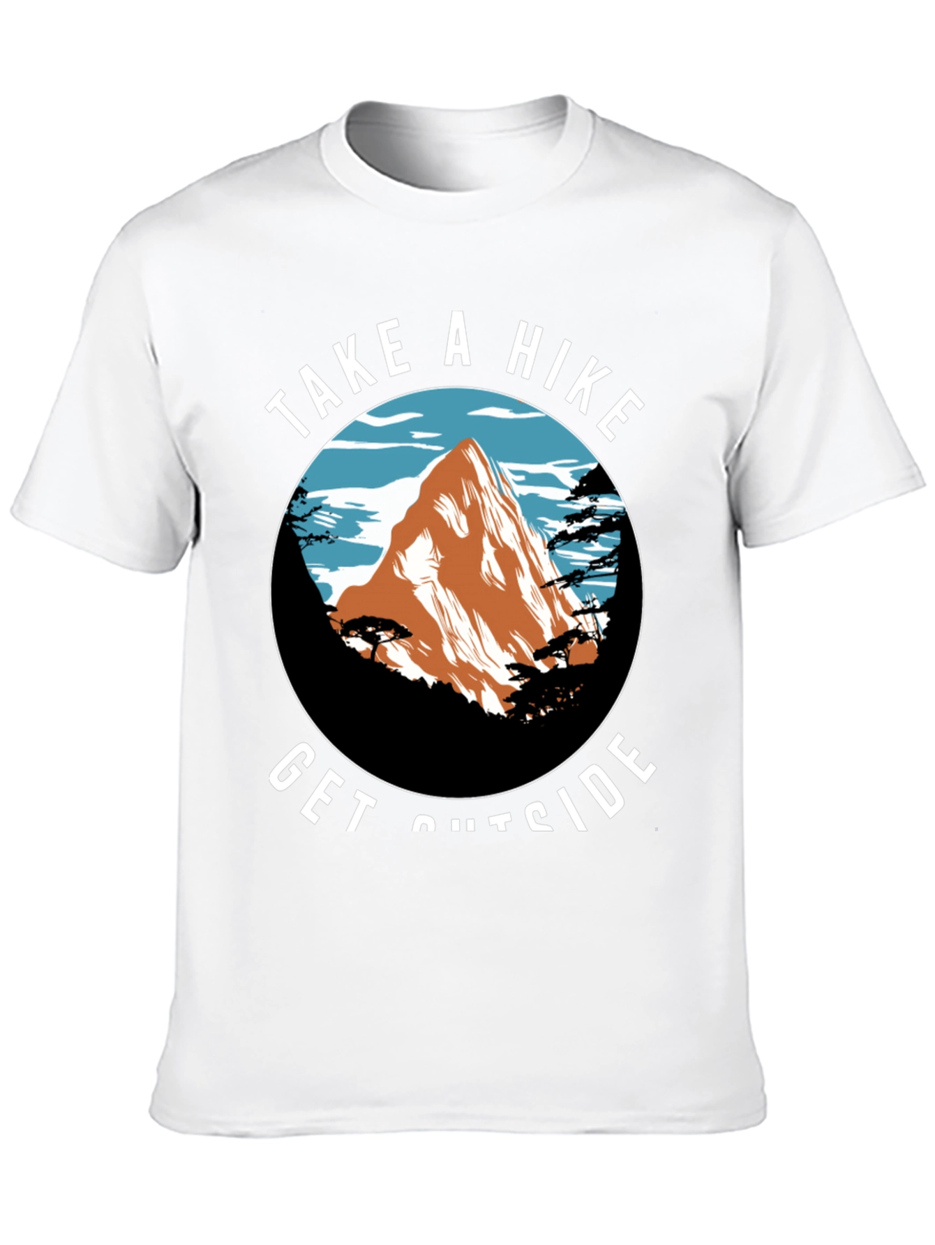 Black Take a Hike Tee - Nature Adventure Shirt view 10