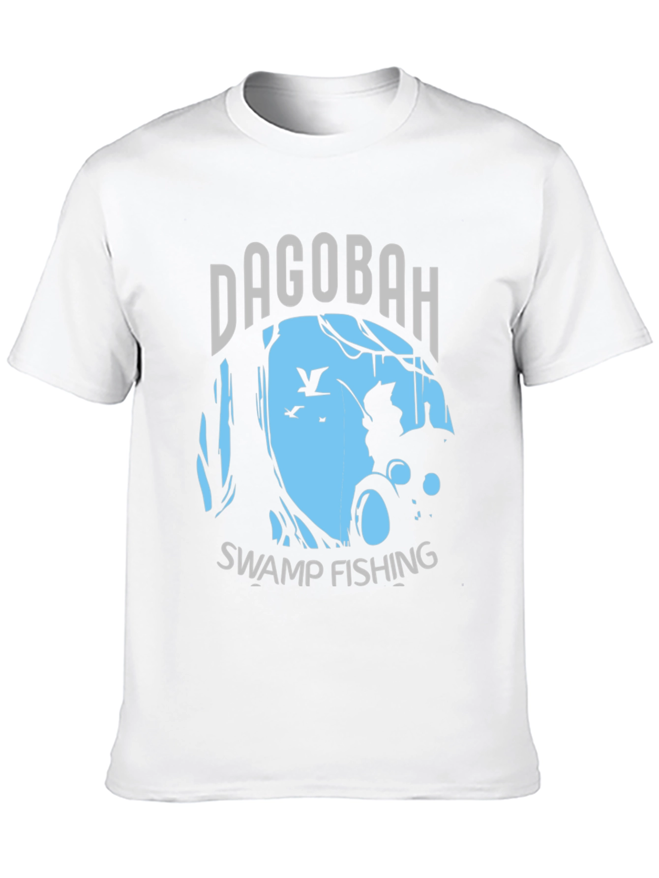 Black Dagobah Swamp Fishing Graphic Tee view 10