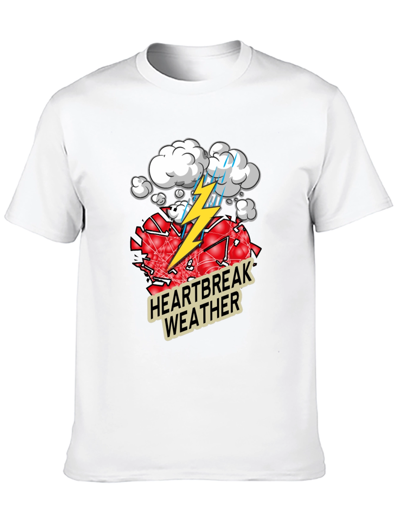 Black Heartbreak Weather Graphic Tee view 10