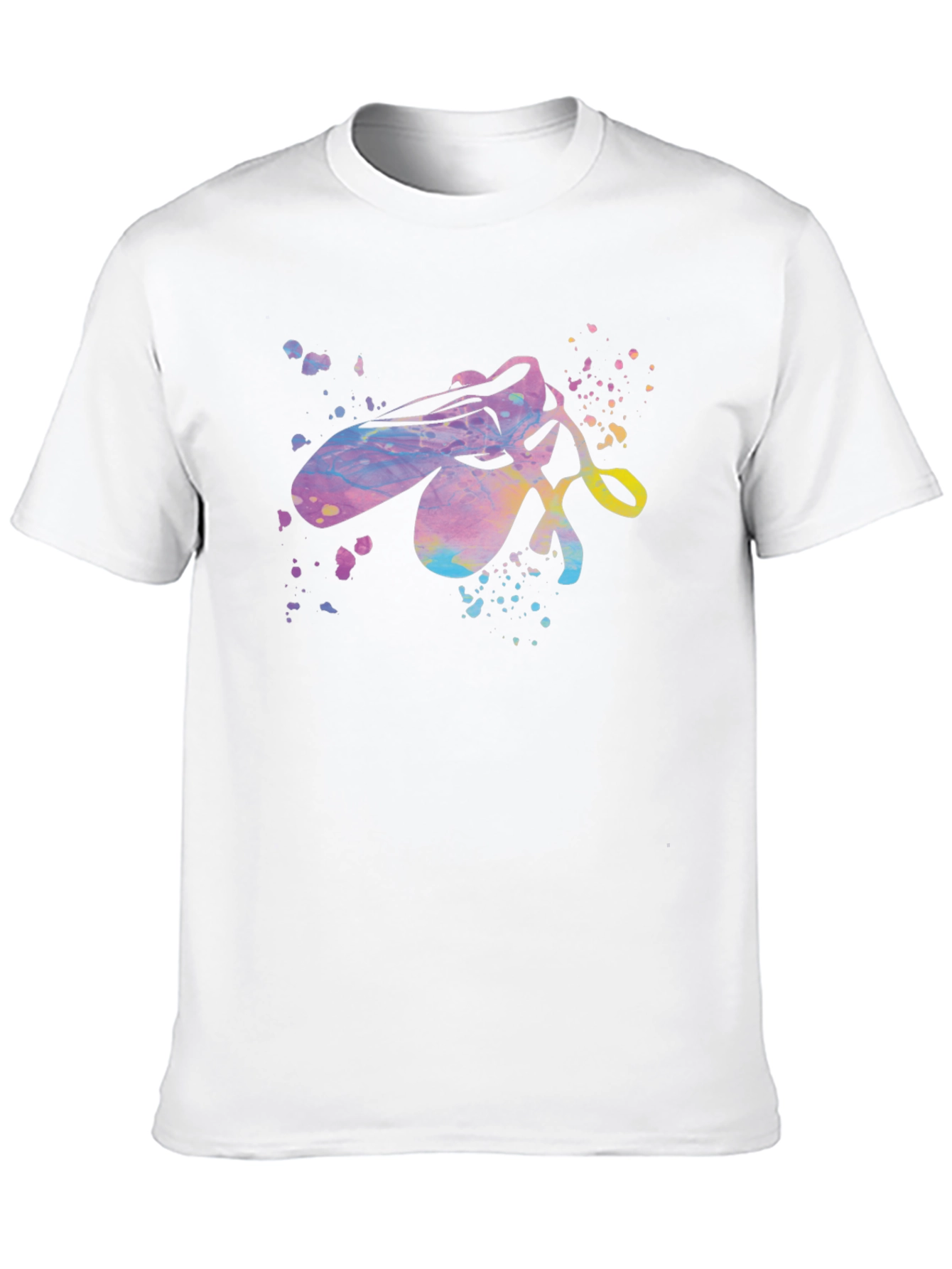 Black Ballet Shoes T-Shirt - Artistic Dancer Tee view 10