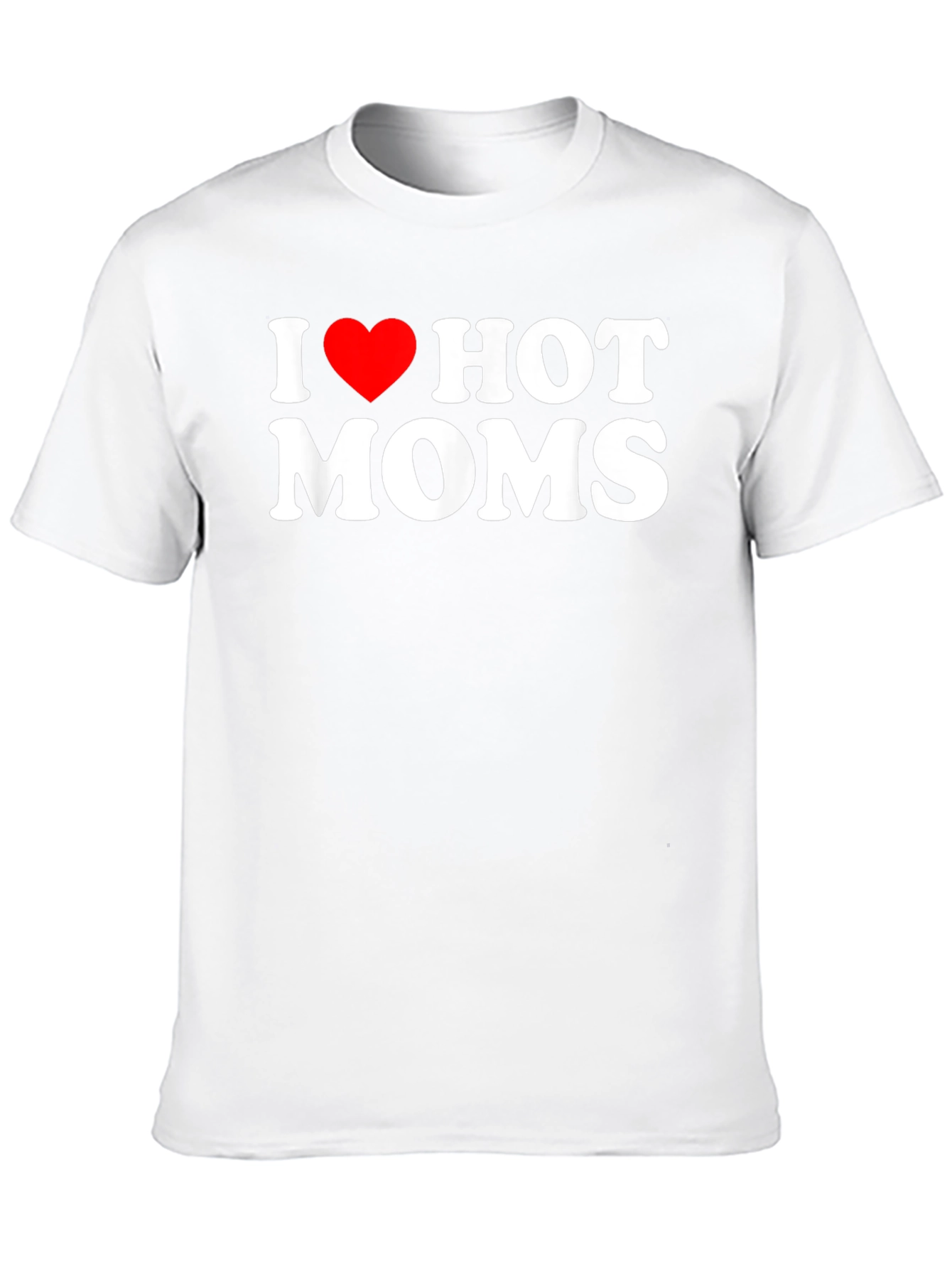 Black I Heart Hot Moms Graphic T-Shirt view 10