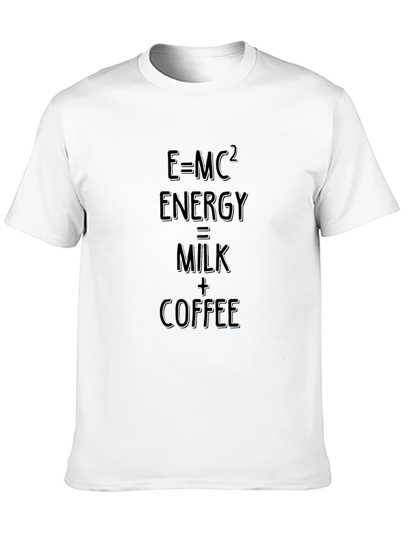 Energy=Milk+Coffee T-Shirt - Science Humor Tee - 10