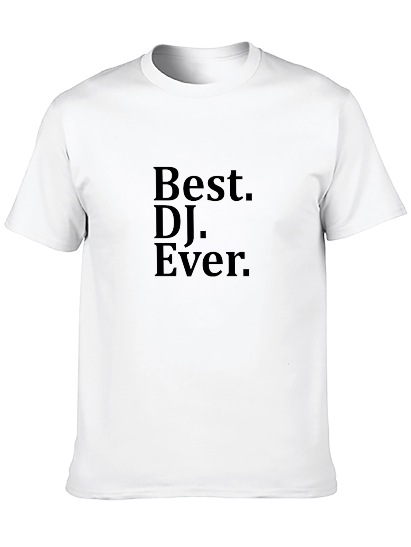 Black Best DJ Ever Black Graphic T-Shirt view 10