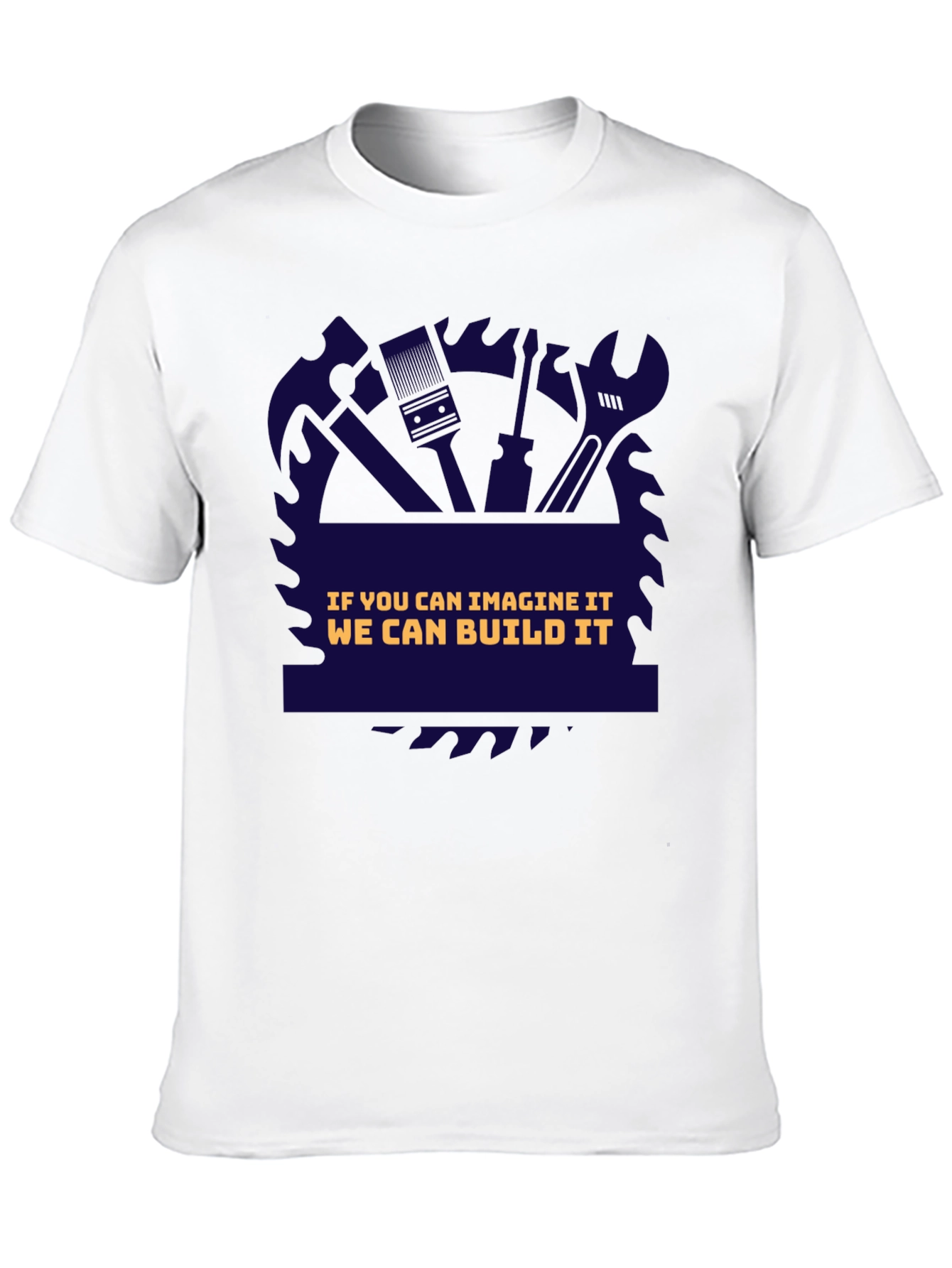 Black Carpenter's Vision T-Shirt - We Can Build It! view 10